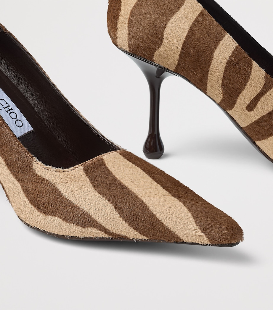 Zebra Print Ixia Pumps 80 CHOCOLATE MIX Image 5