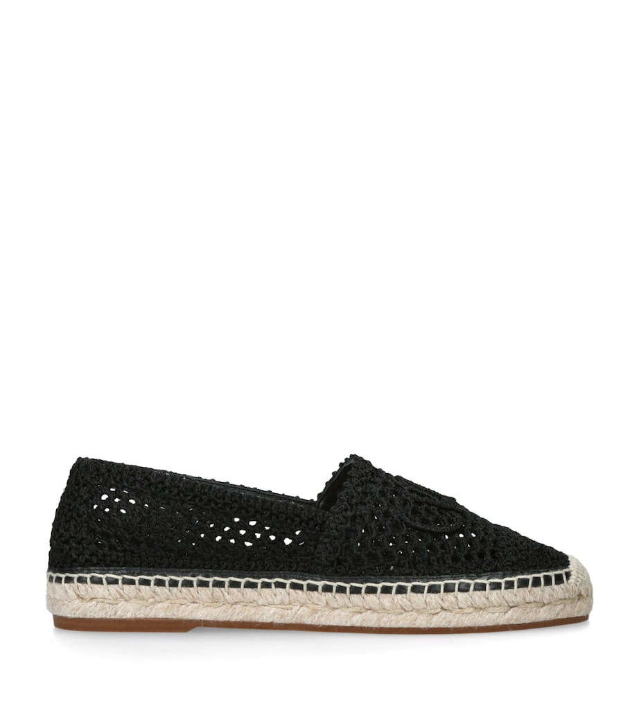 Crochet Isla Espadrilles BLACK Image 1