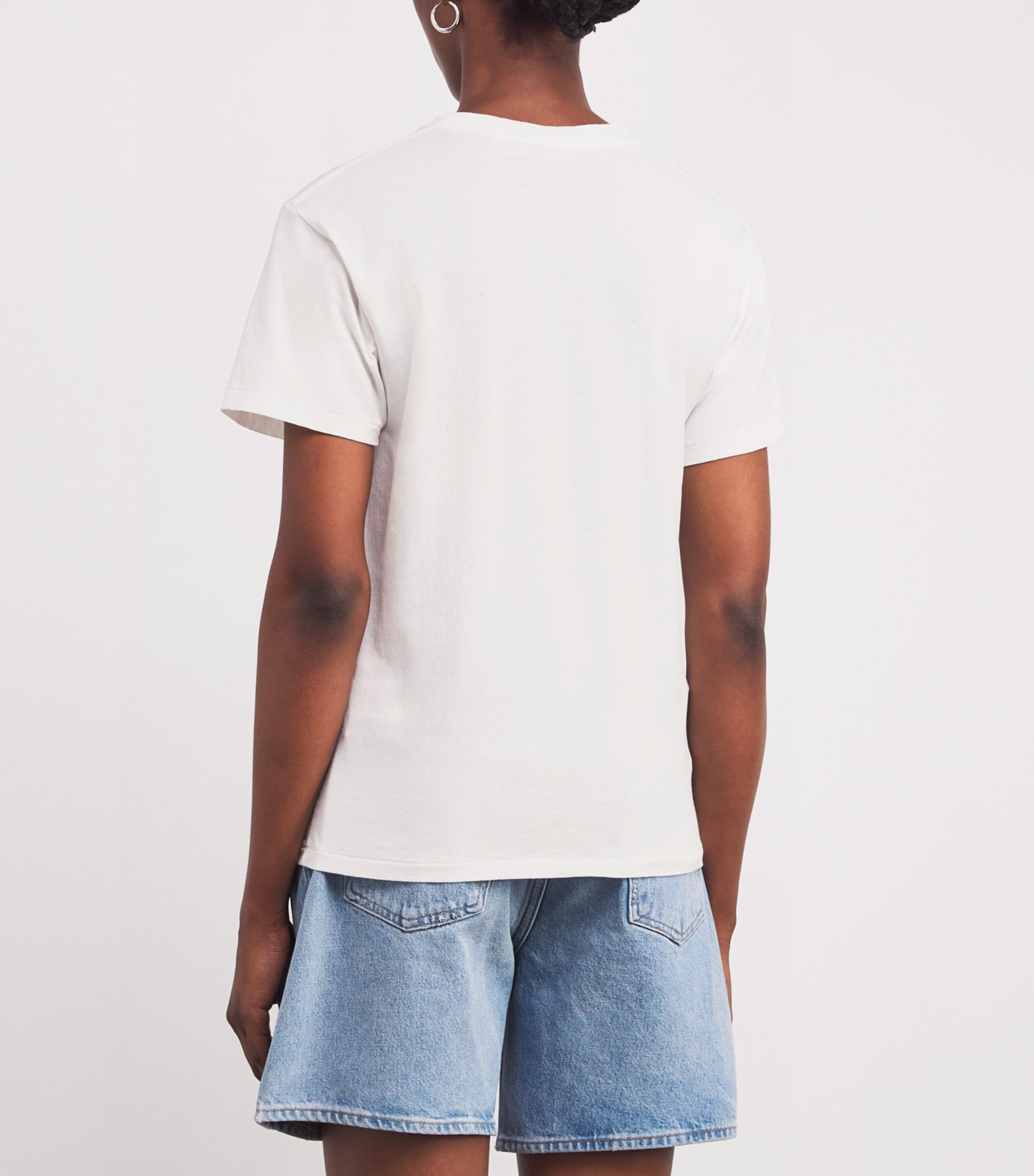 Cotton Polo Bear T-Shirt DECKWASH WHITE Image 4