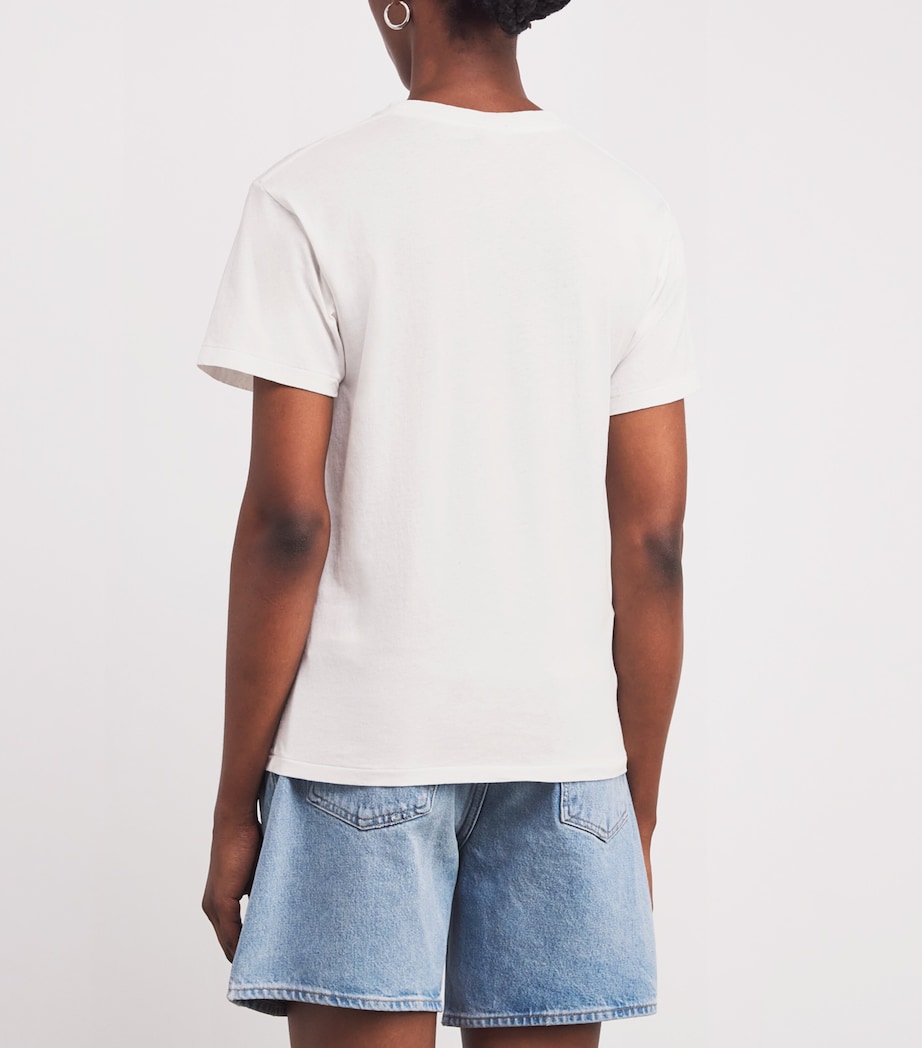 Cotton Polo Bear T-Shirt DECKWASH WHITE Image 4