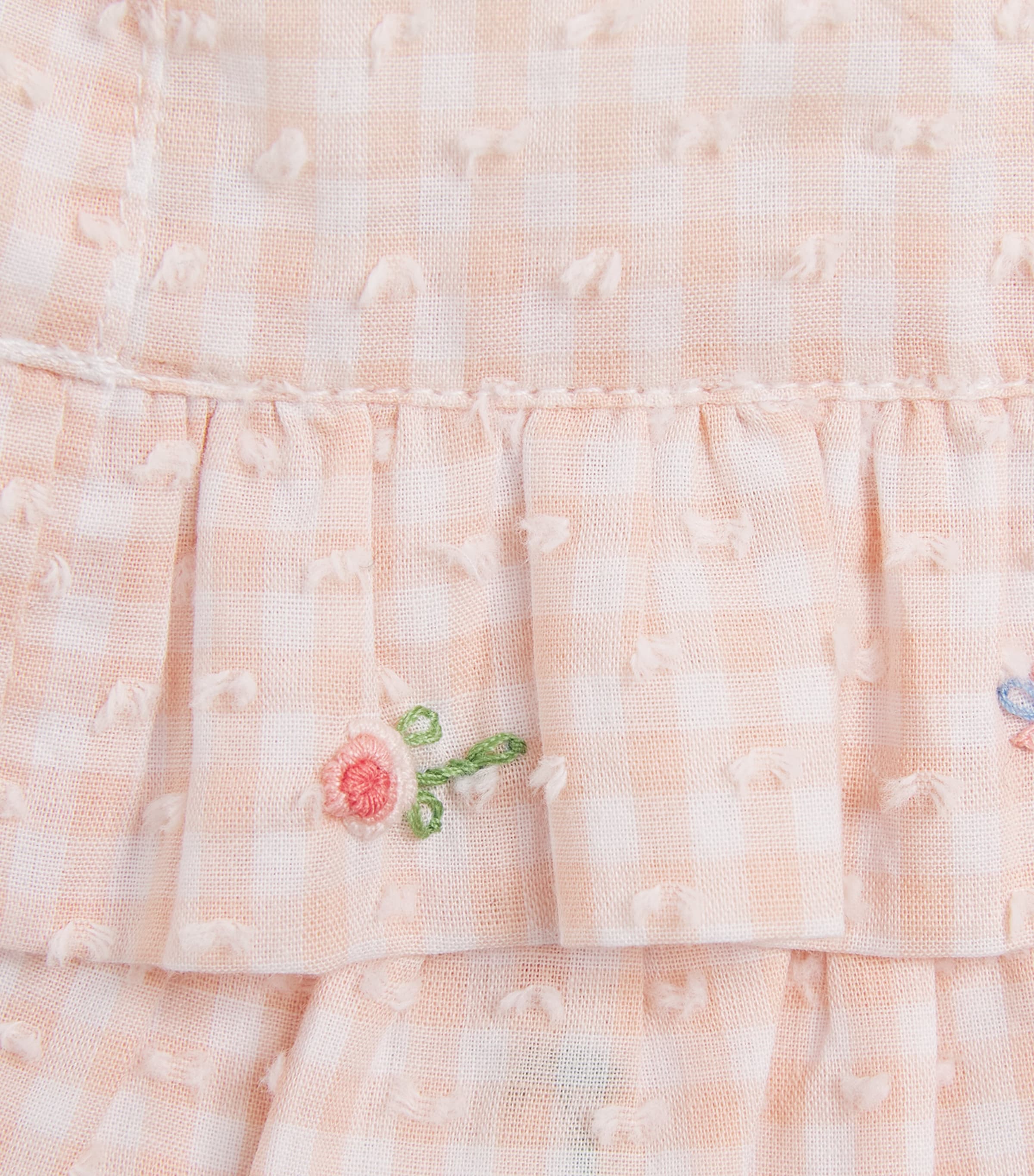 Cotton Check Hat 30ROSÉE Image 3