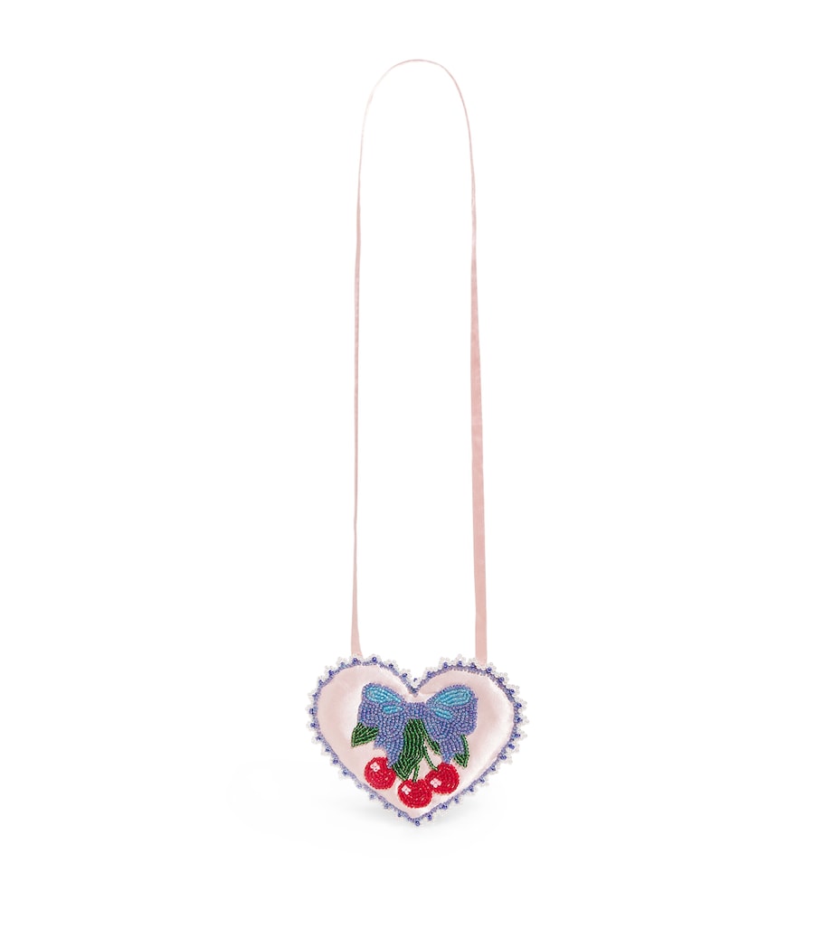 Beaded Heart Mini Purse MELLOW ROSE Image 1