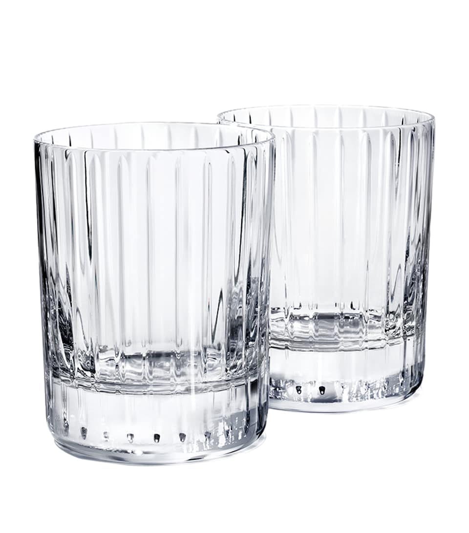 Baccarat Large Crystal Harmonie Tumblers (Set of 2)