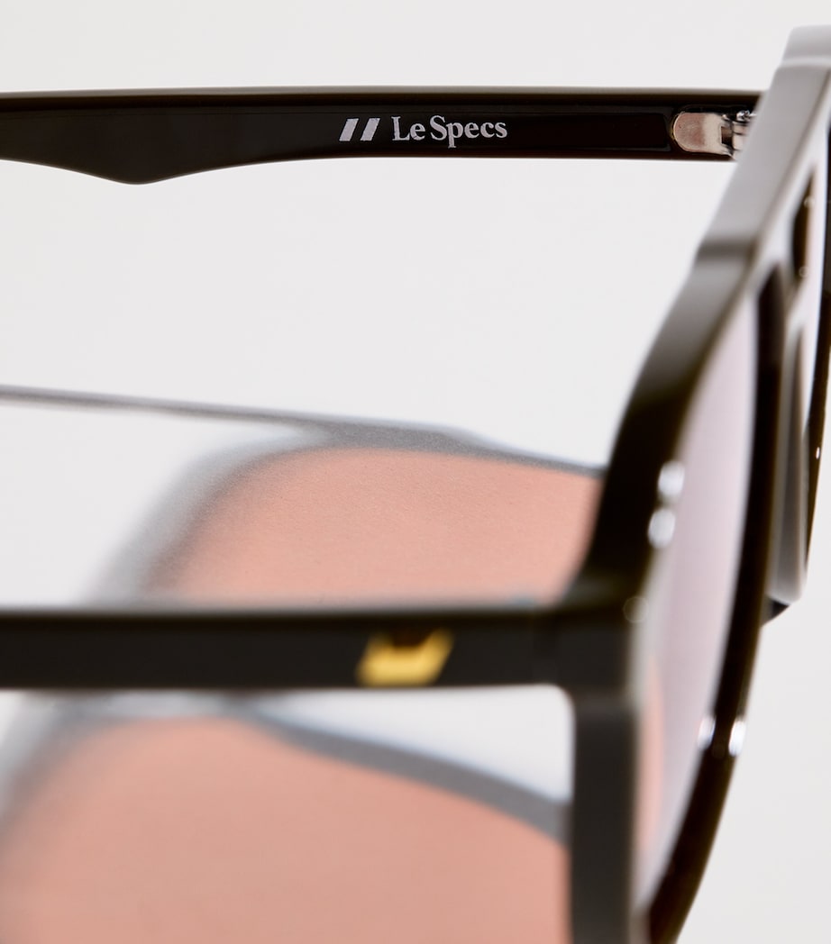 Le Specs Tragic Magic Aviator Sunglasses Grn Image 6