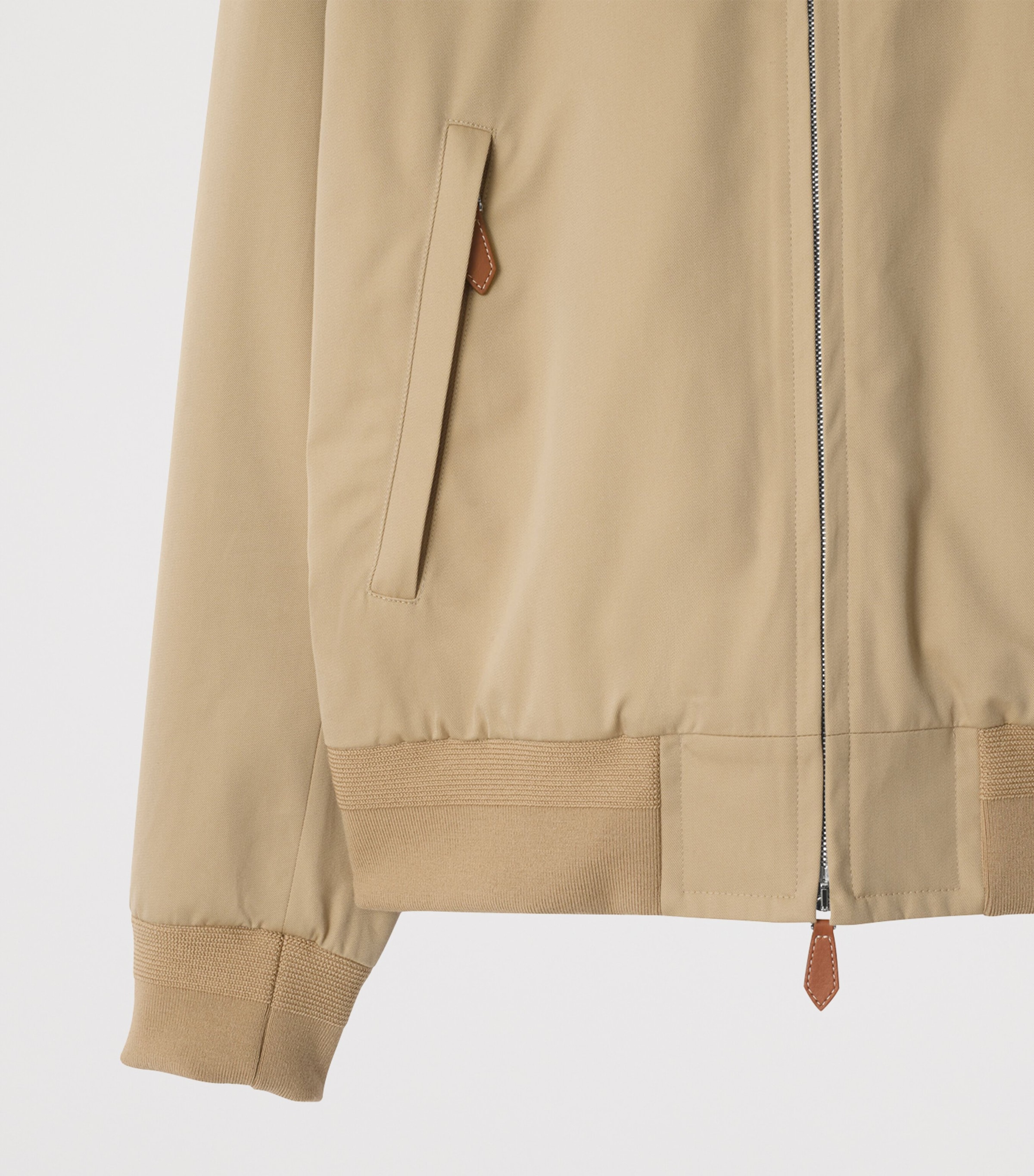 Gabardine Harrington Jacket HONEY Image 4