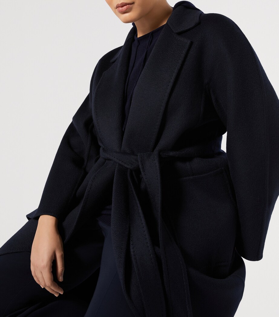 Cashmere Wrap Coat MIDNIGHTBLUE Image 4