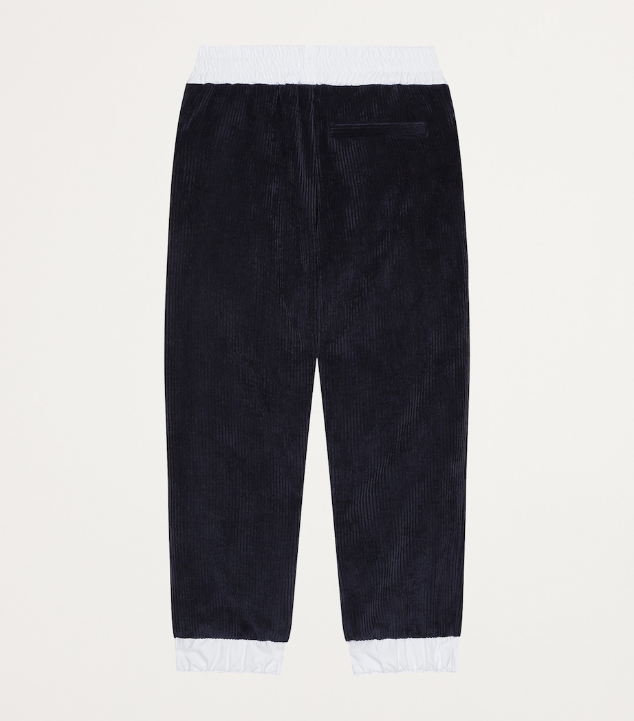 Corduroy Embroidered Logo Trousers (8-12+ Years) B0339-BLUE 2 Image 2