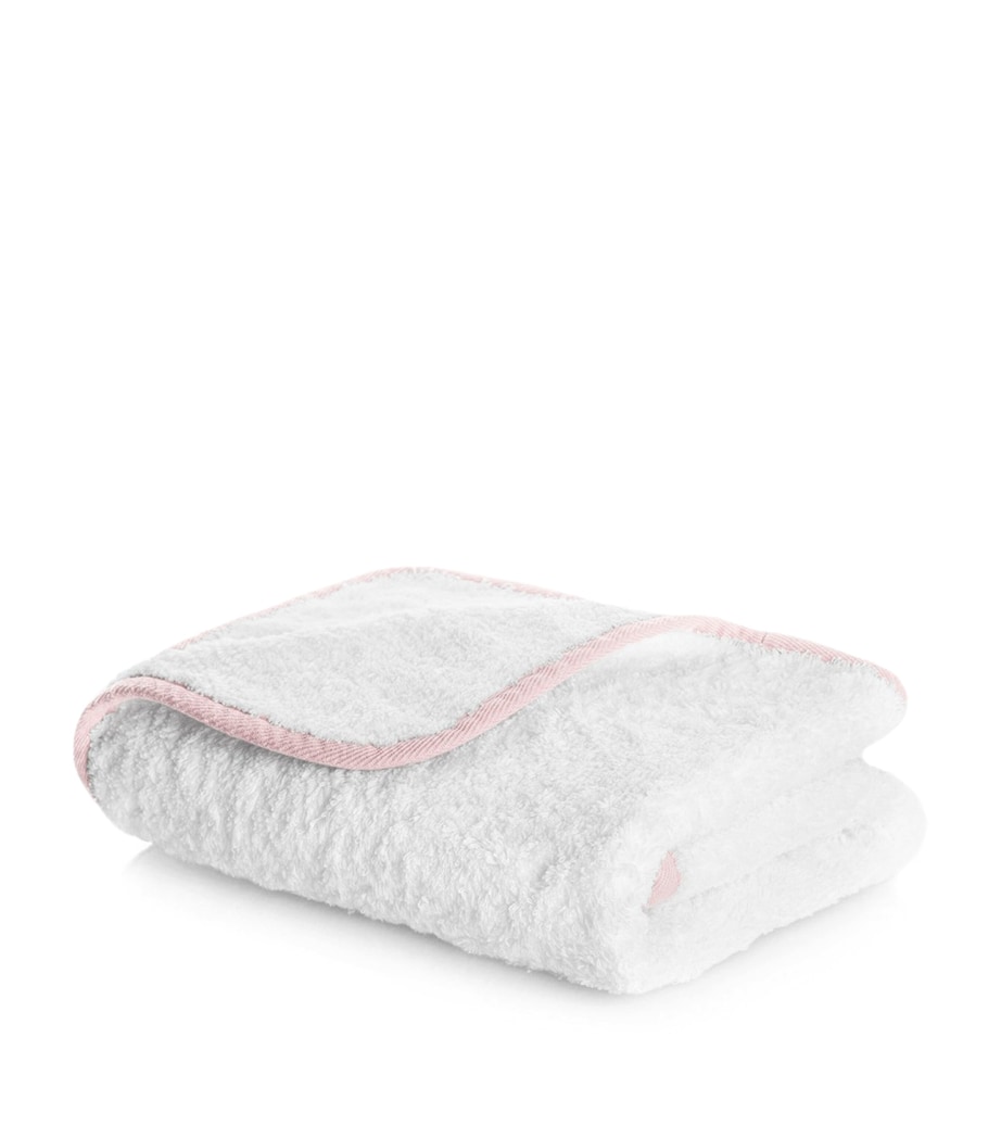 Egyptian Cotton Portobello Bath Towel (95cm x 150cm) WHITE/PEARL Image 2