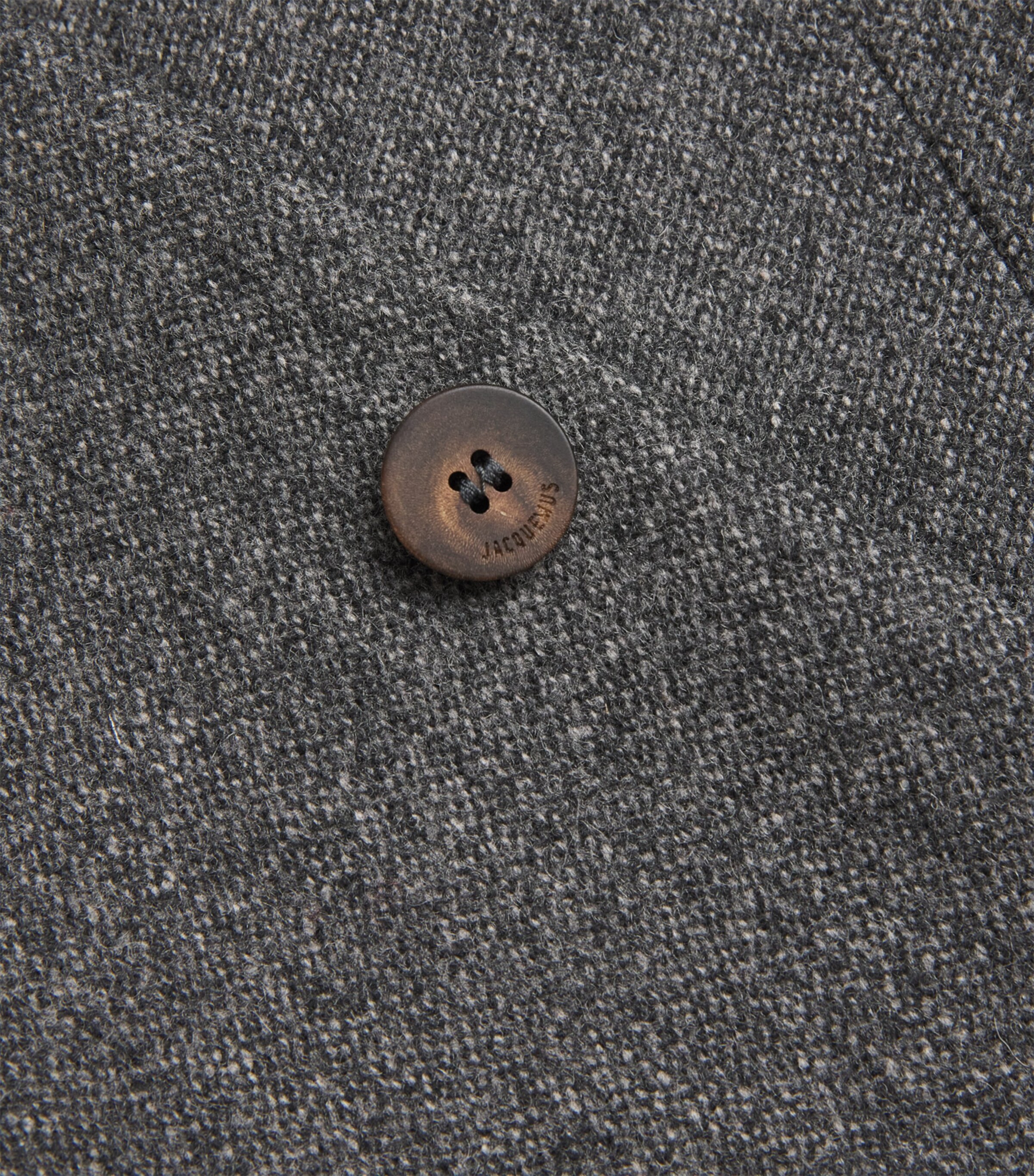 Virgin Wool-Blend Sera Jacket 970-DARK GREY Image 5