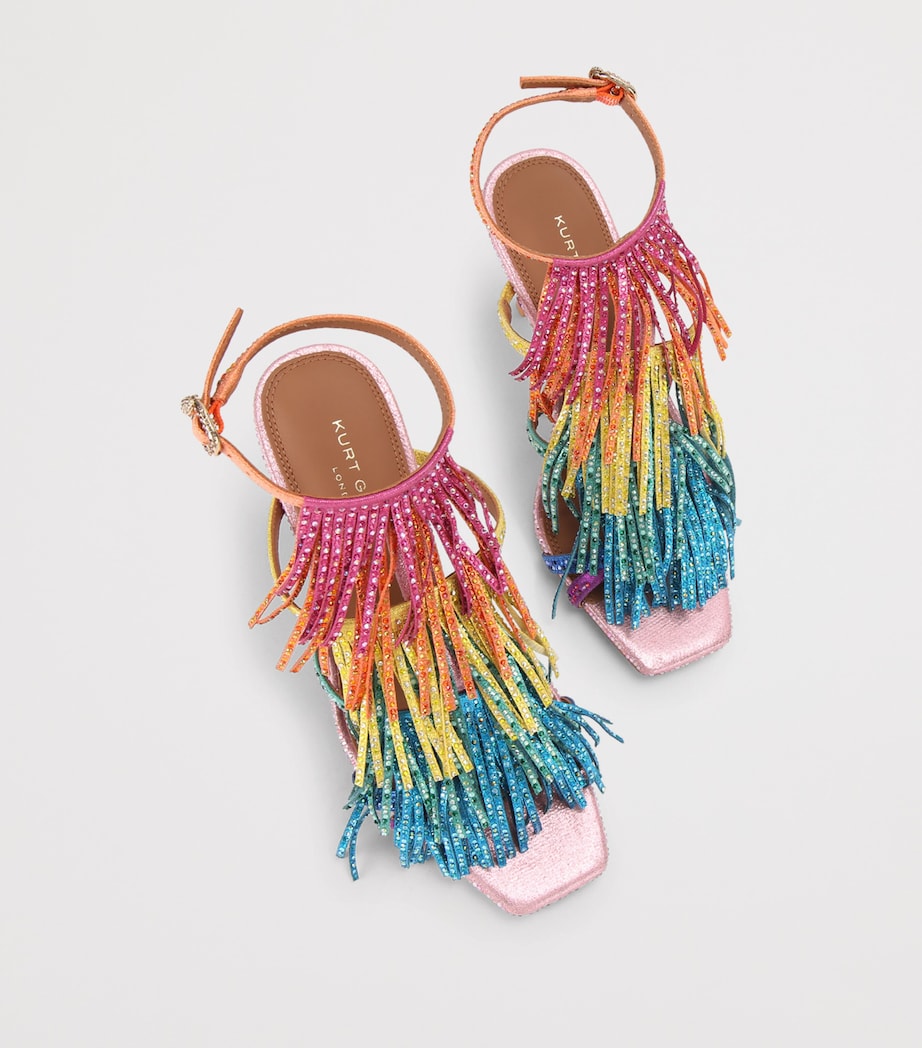 Kurt Geiger London Fringe Heeled Sandals 90 Mult/other Image 4
