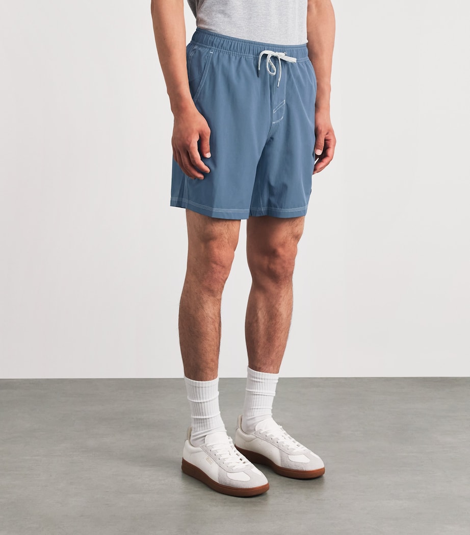 VUORI Mens 7'' Lined Kore Shorts Bea Blue Sea Washed Image 4