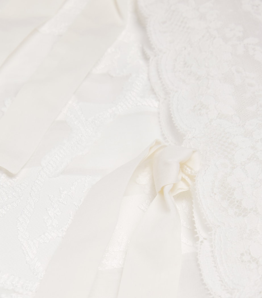 Lace-Trim Clarissa Trousers WHITE DEVORE Image 5
