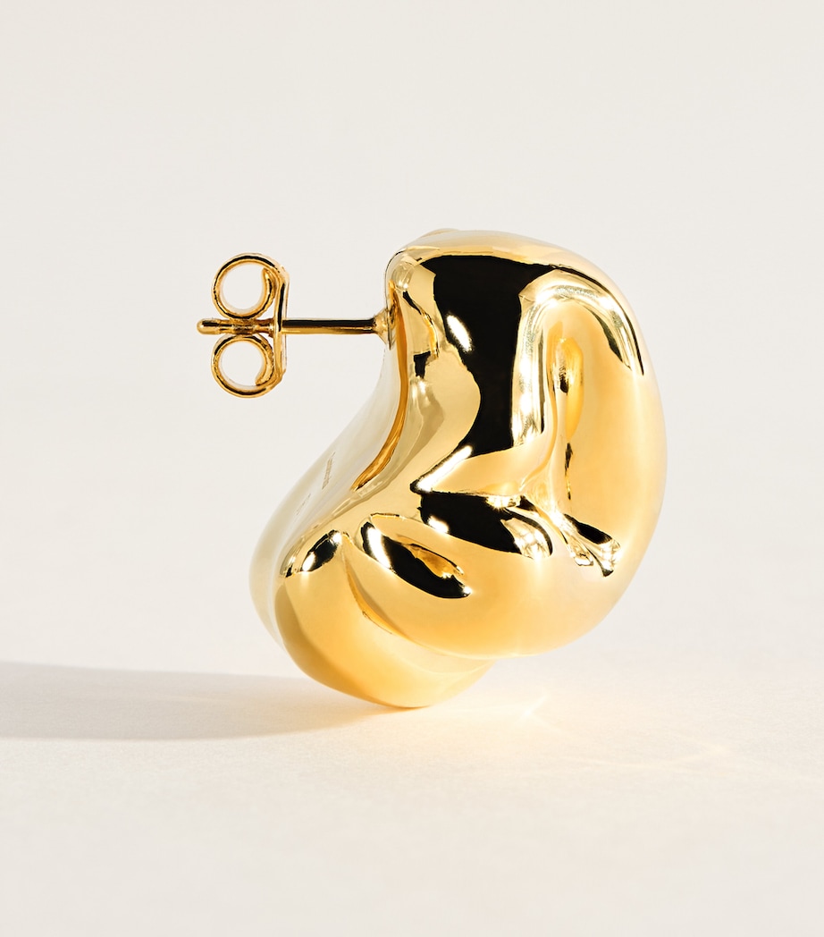 Completedworks Irregular Stud Earrings Gold Plated Image 3