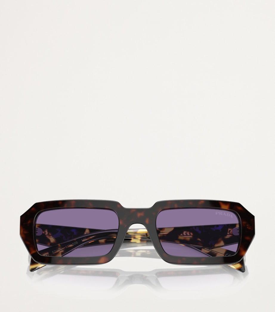 Acetate Rectangular Sunglasses 17N50B Image 4