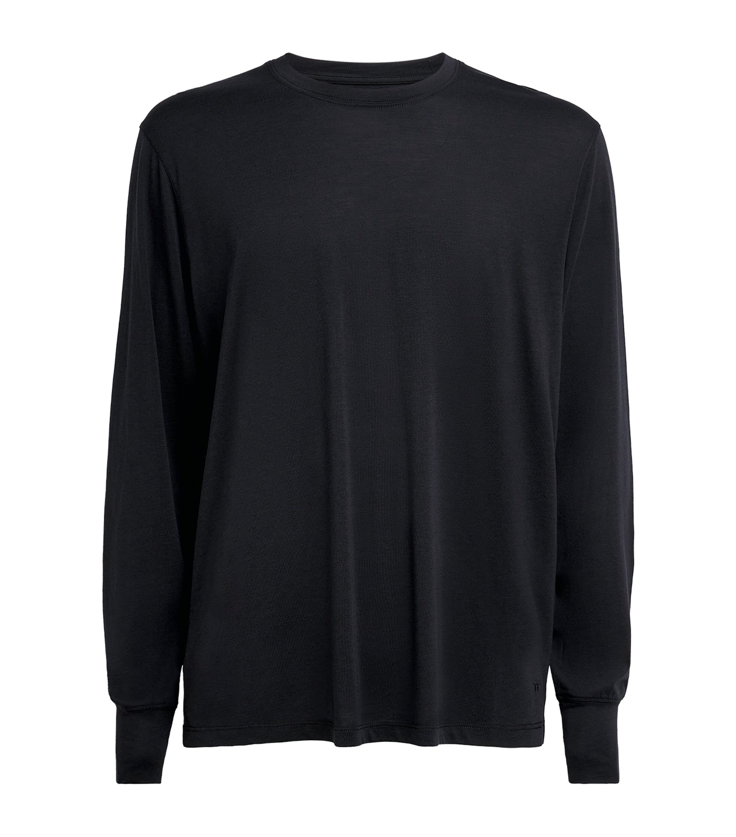 TOM FORD Mens Lyocell-Cotton Long-Sleeve T-Shirt Naa Image 1