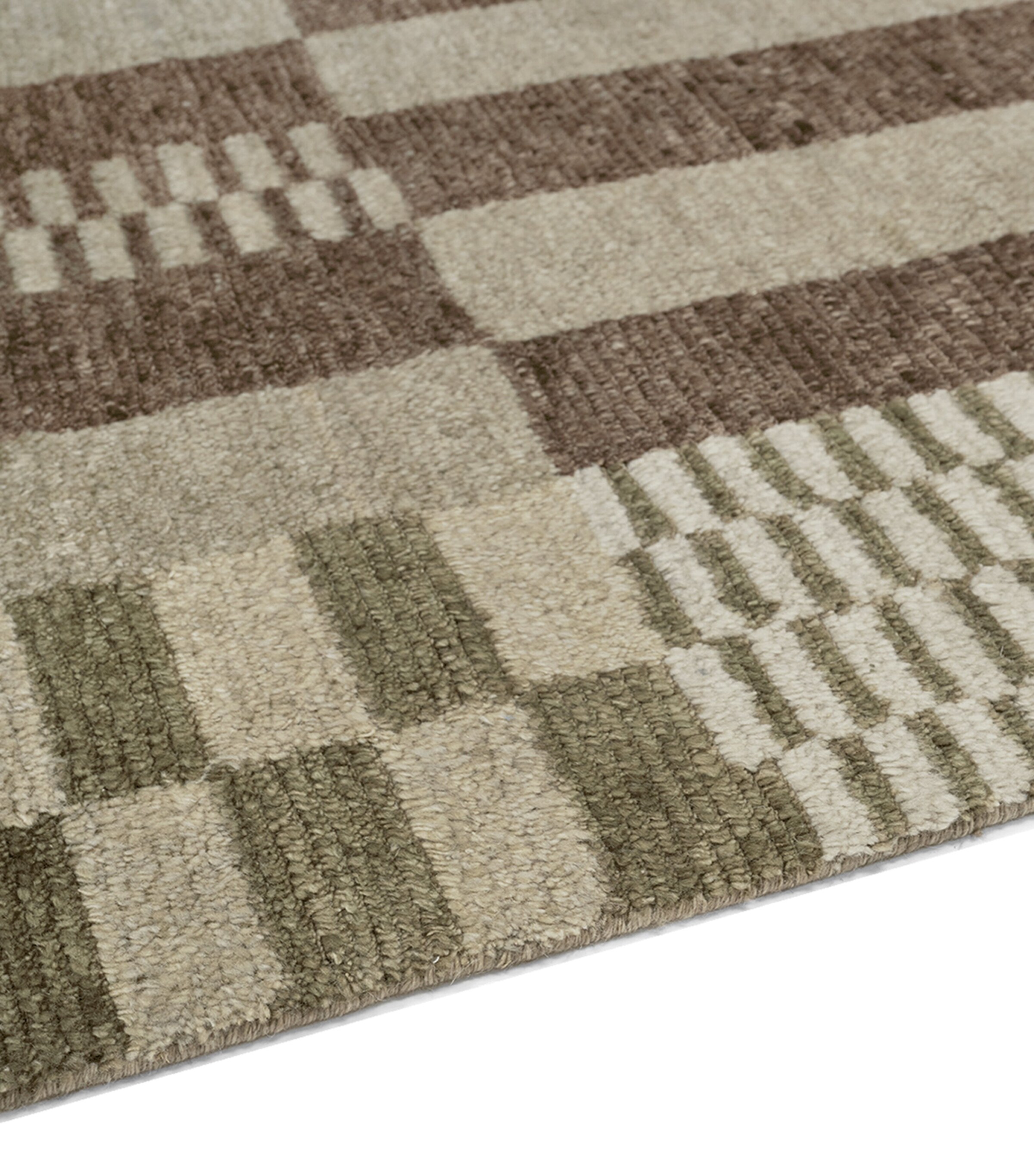 The Rug Company x Paul Smith Stil Runner (3.05m x 0.84m) Green Image 3