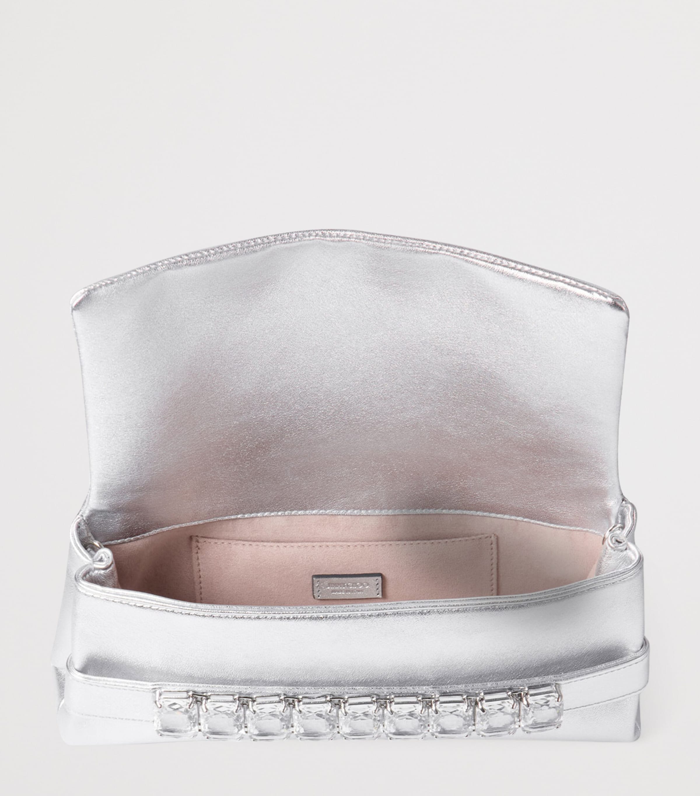 Kya Clutch Bag SILVER/CRYSTAL Image 6
