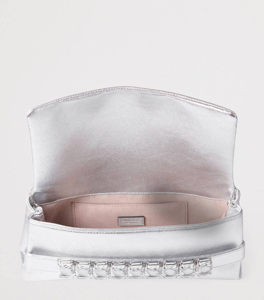 Kya Clutch Bag SILVER/CRYSTAL Image 6