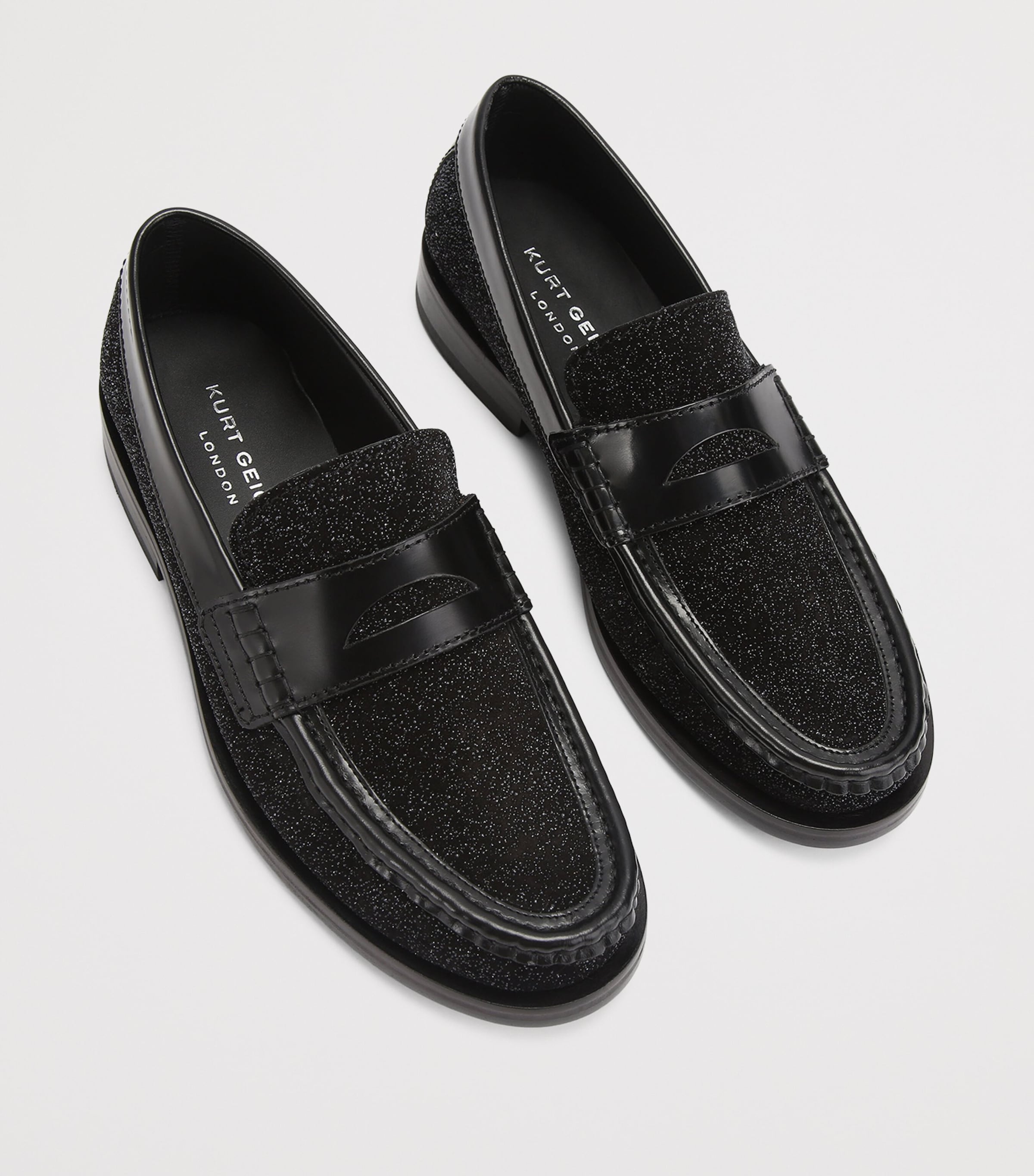 Kurt Geiger London Leather Lombard Loafers Blk/other Image 4