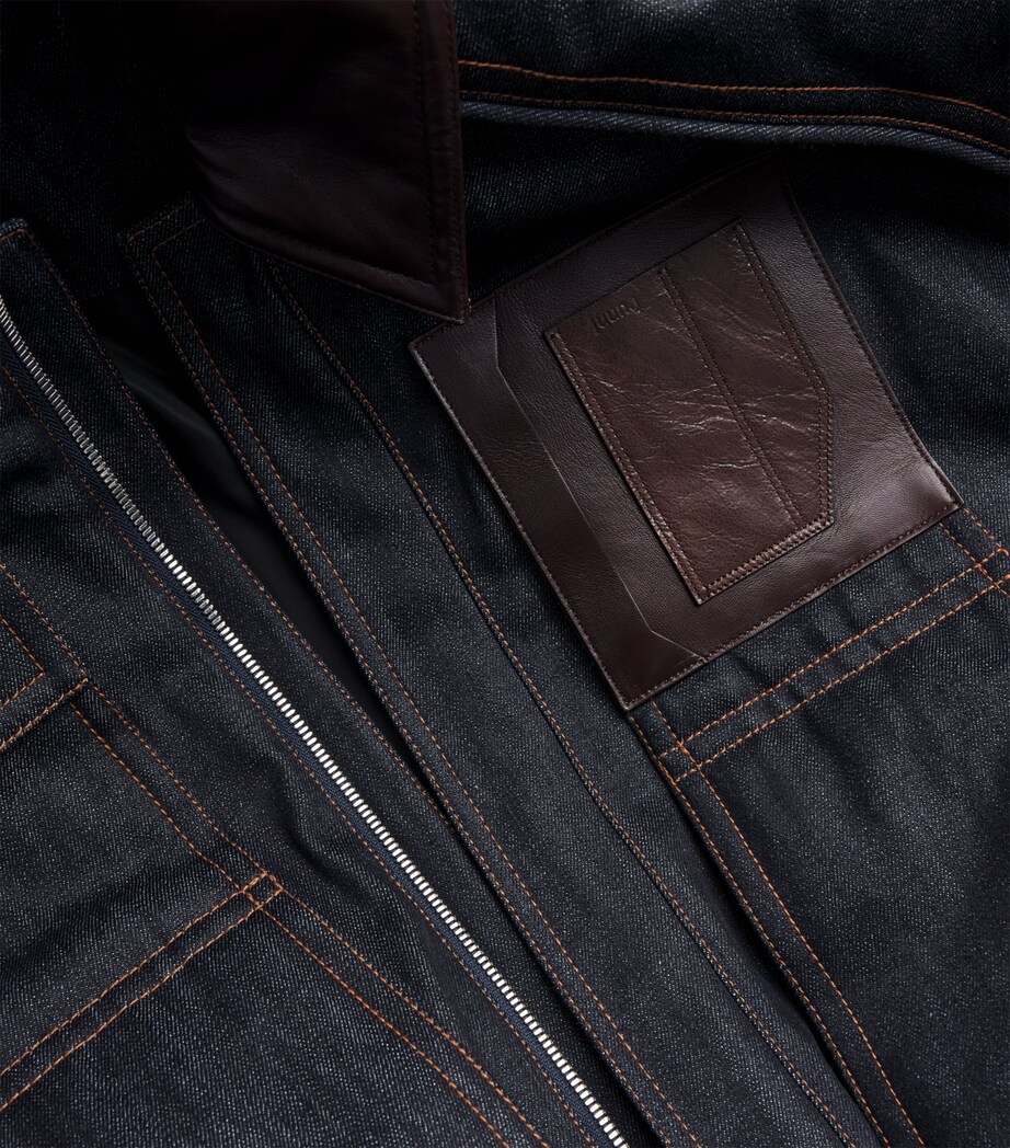 Denim MA-1 Jacket BLUE P Image 5