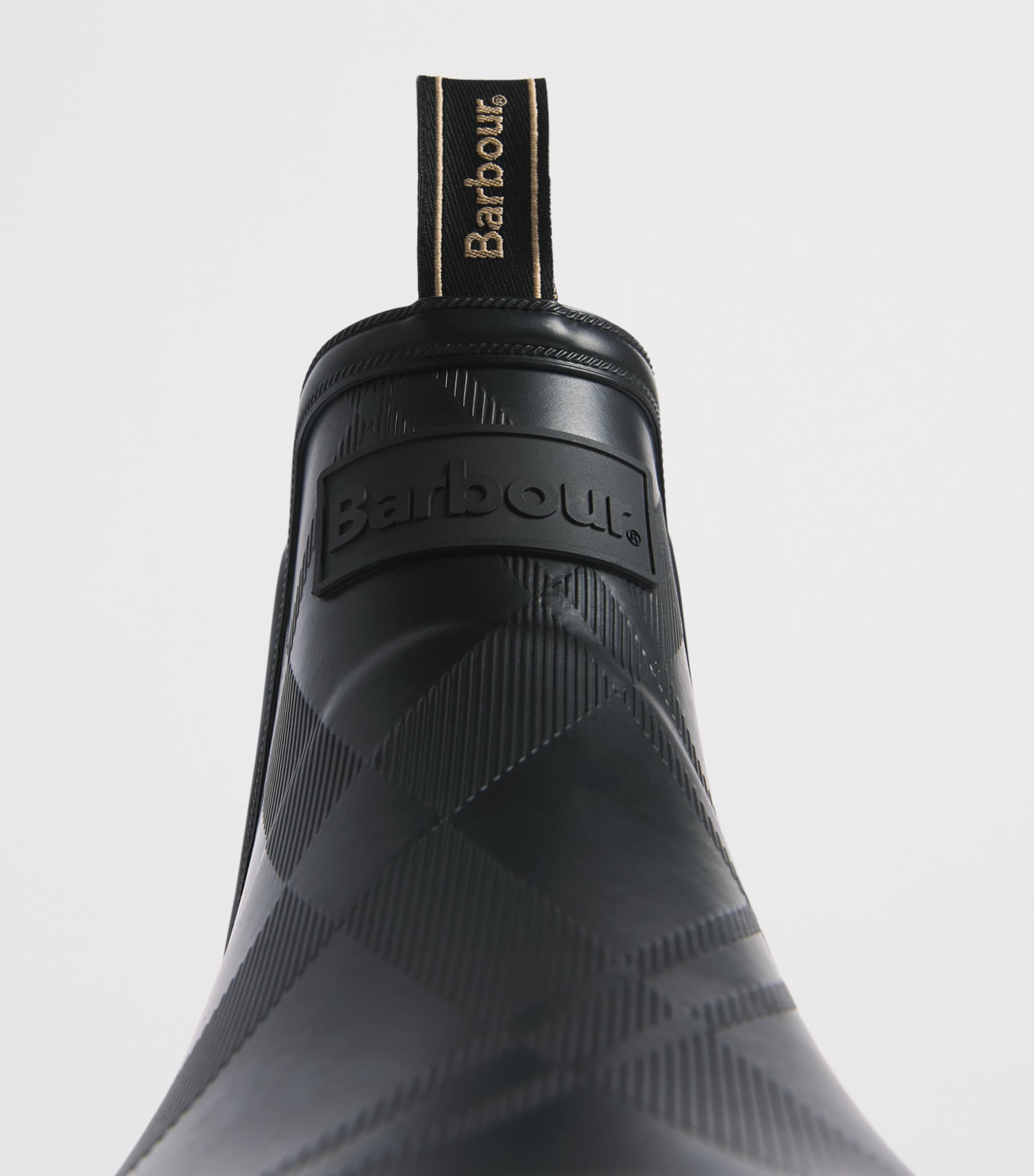 Barbour Breacon Chelsea Ankle Wellington Boots Black/dark Grey Image 5