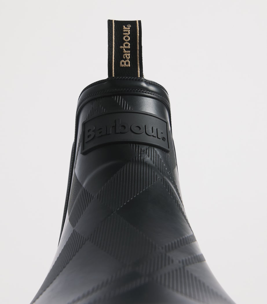 Barbour Breacon Chelsea Ankle Wellington Boots Black/dark Grey Image 5