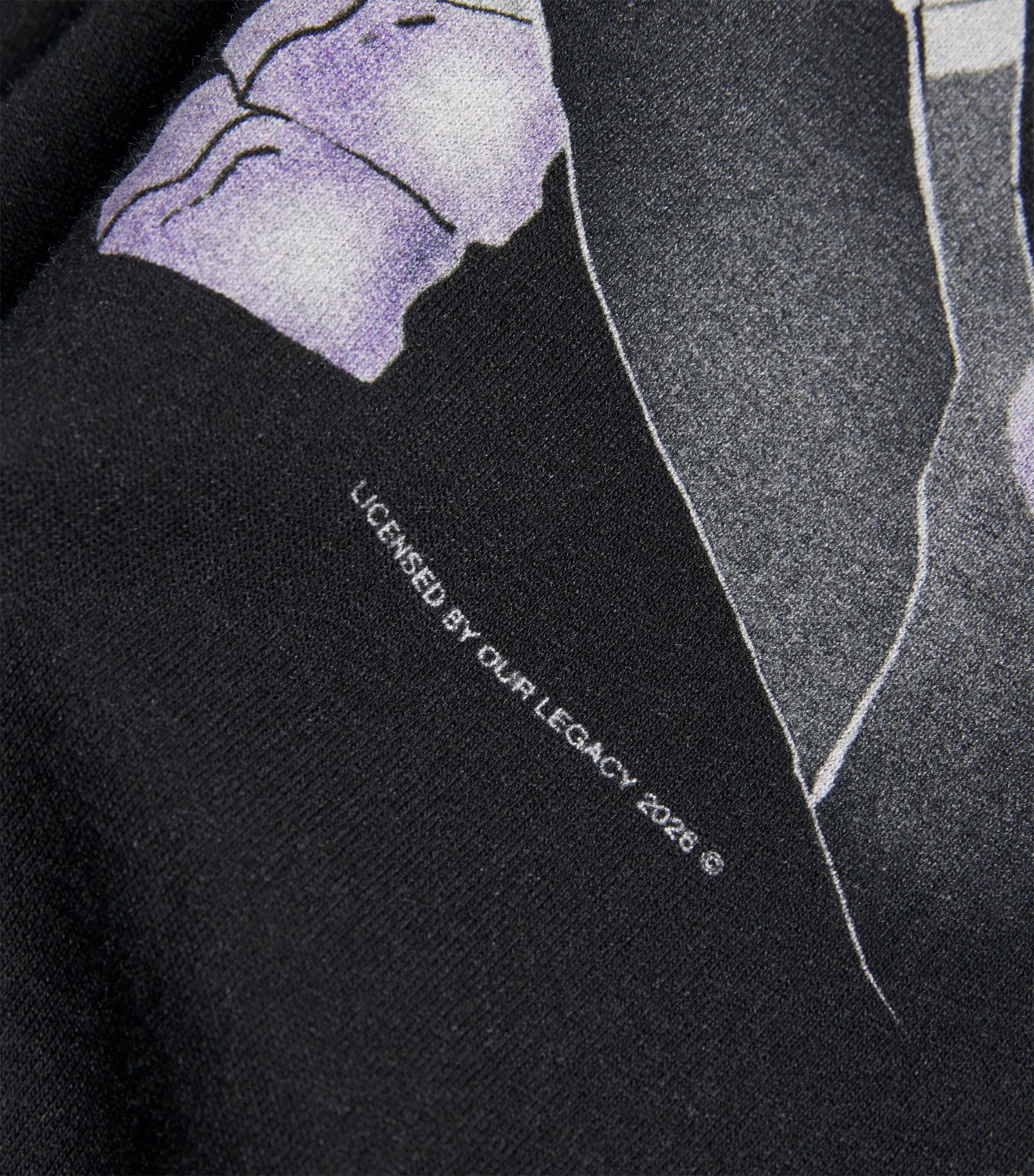 Our Legacy Mens Cotton Cybernetic Angel T-Shirt Cyberntic Agl Prit Image 5