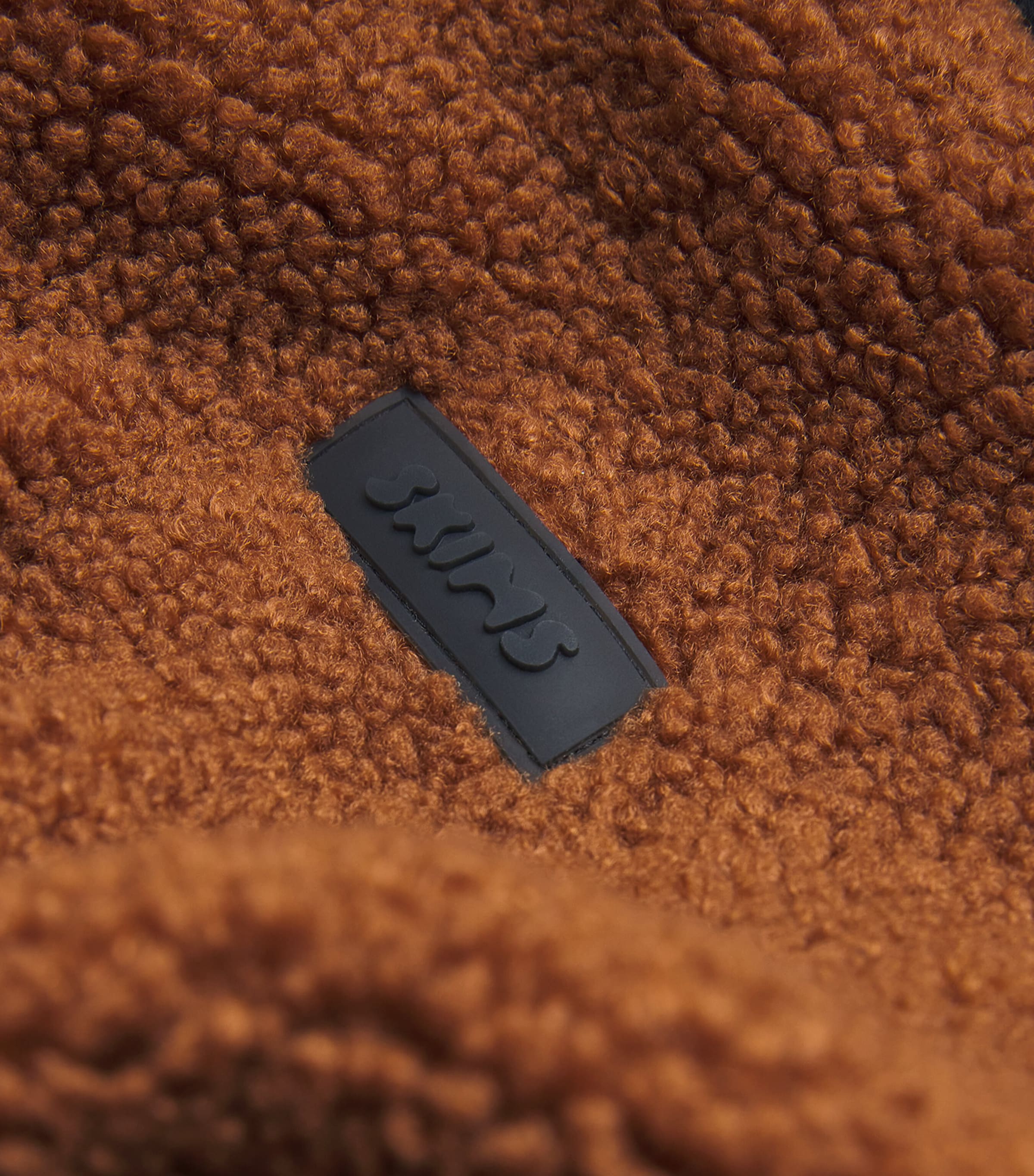 Teddy Boxy Zip-Up Jacket CHAI Image 5