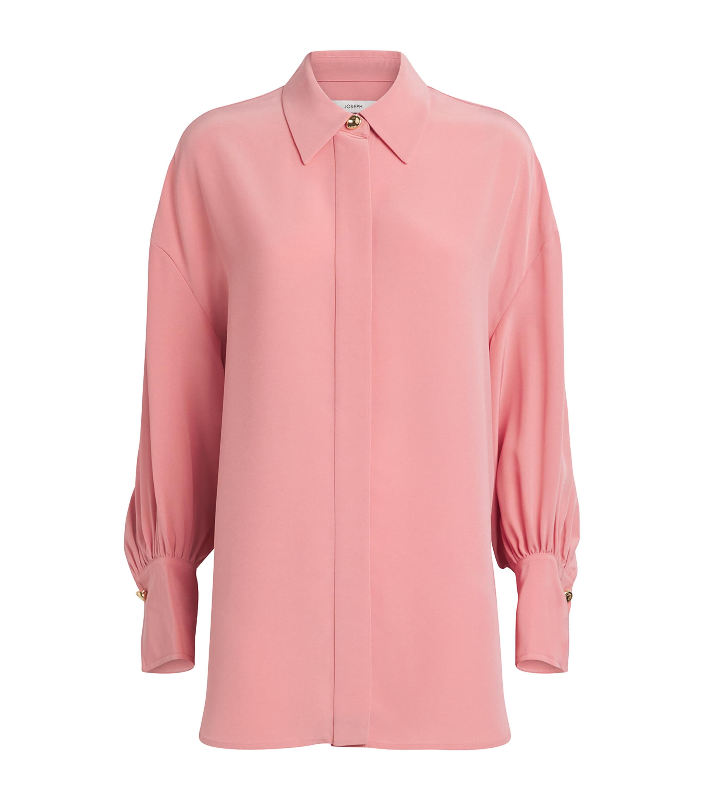 Joseph Womens Satin Camilia Blouse Blush Image 2