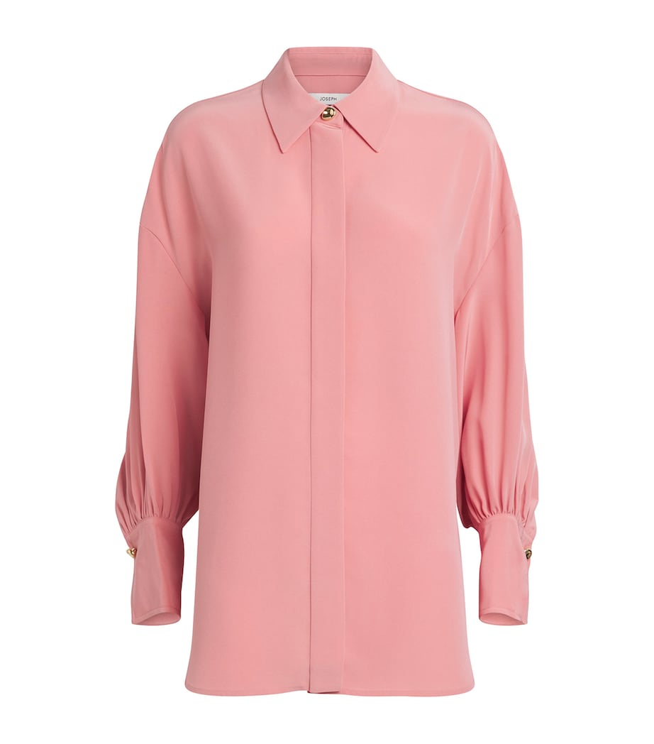 Joseph Womens Satin Camilia Blouse Blush Image 2