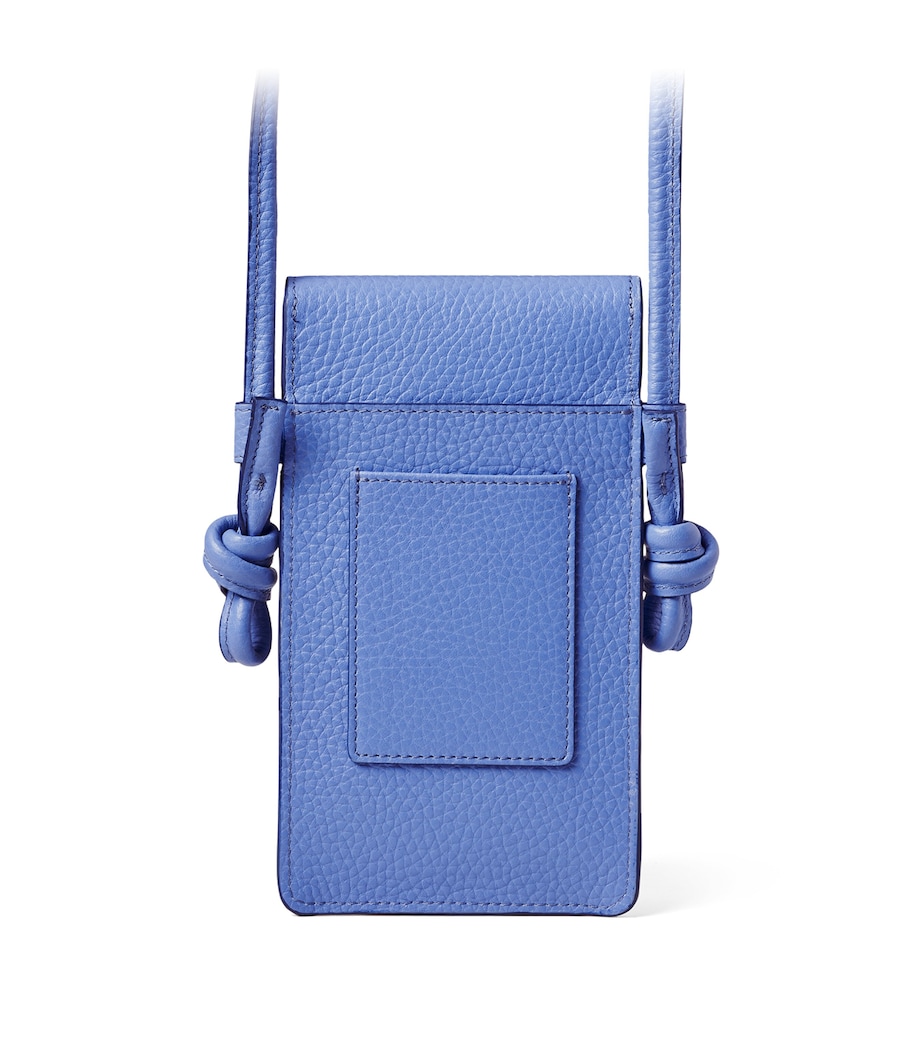 Leather Ella Phone Pouch CAPRI BLUE Image 2