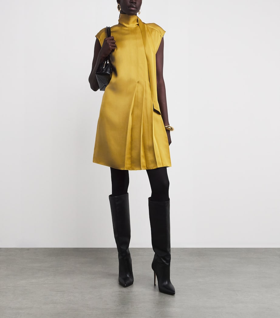 Crepe Sandy Mini Dress AMBER Image 2