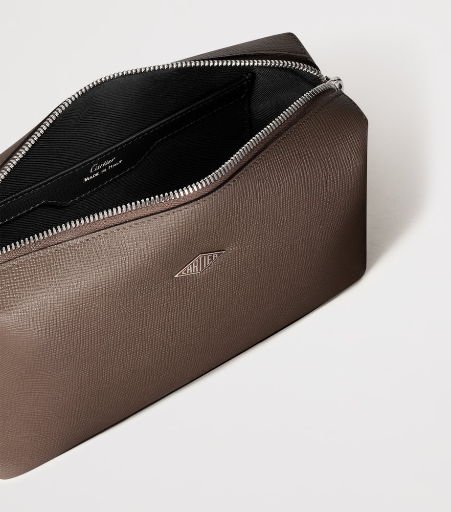 Calfskin Losange Cross-Body Bag PEPPER GREY Image 5