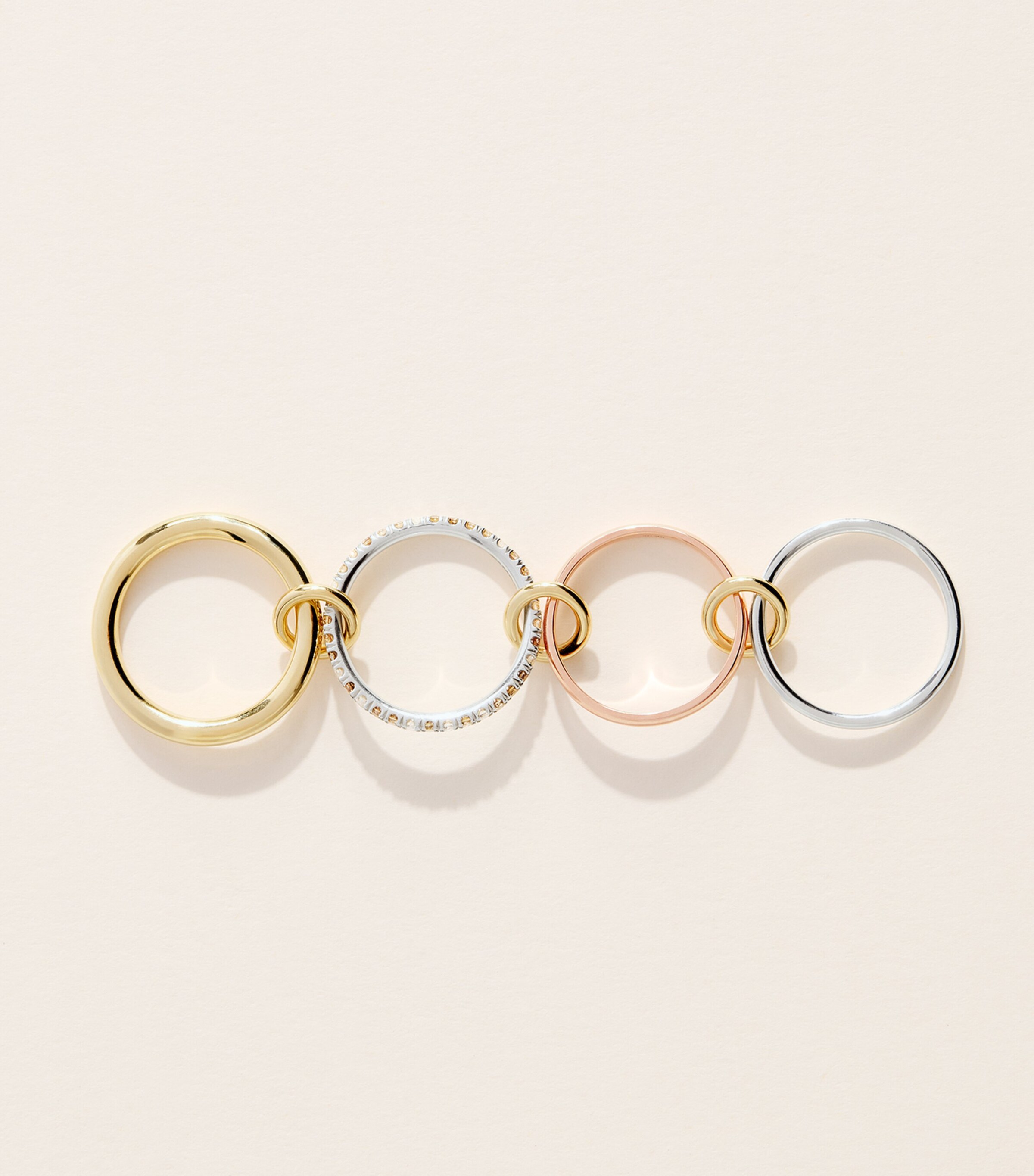 Spinelli Kilcollin Mixed Gold, Sterling Silver and Diamond Cancer Ring Sterling Silver Image 3