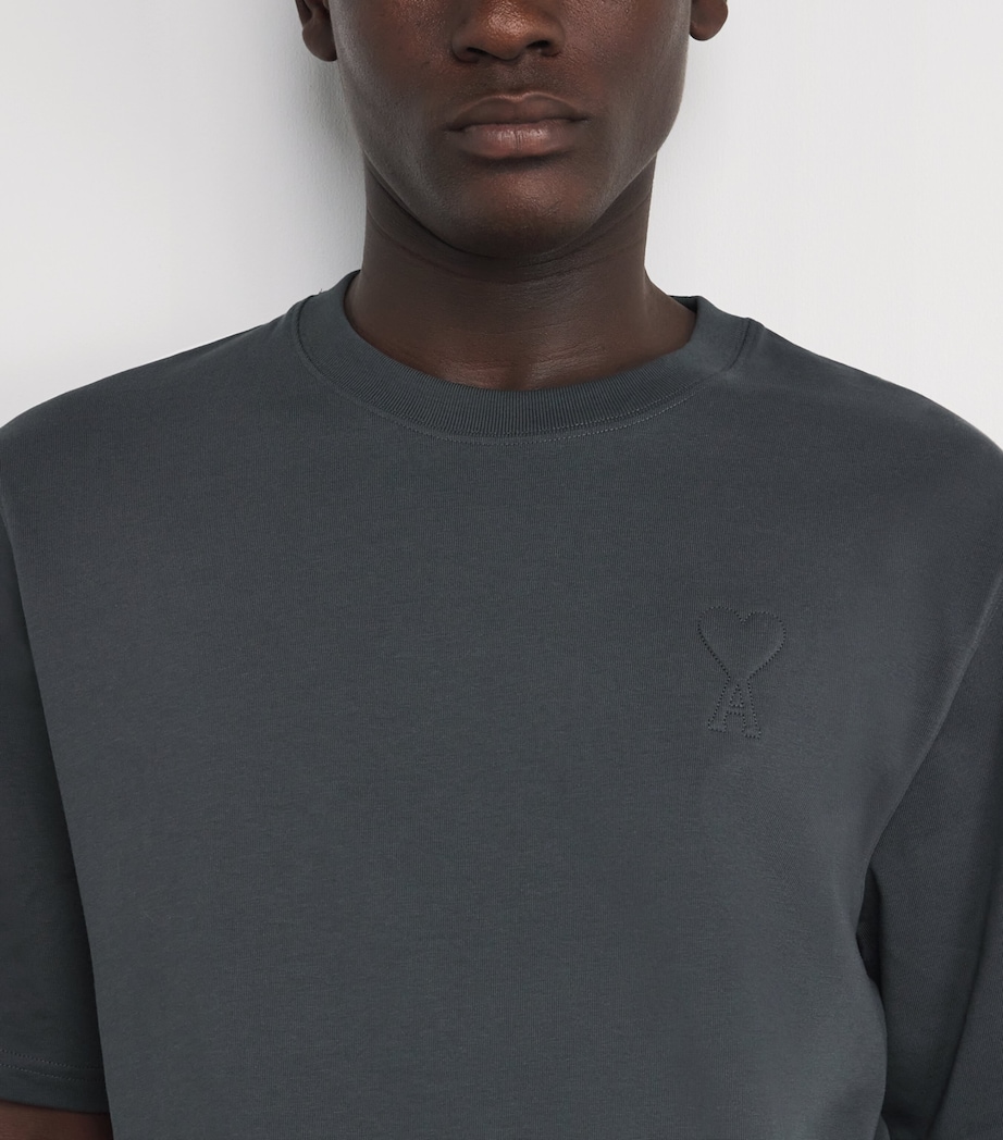 Cotton Ami de Coeur Boxy T-Shirt 020 - ANTHRACITE Image 6