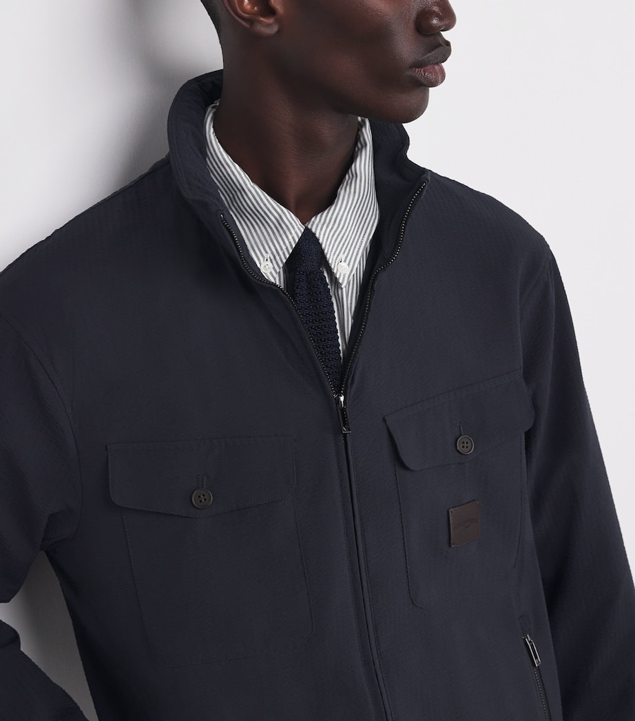 Technical Seersucker Field Jacket UB118 Image 6