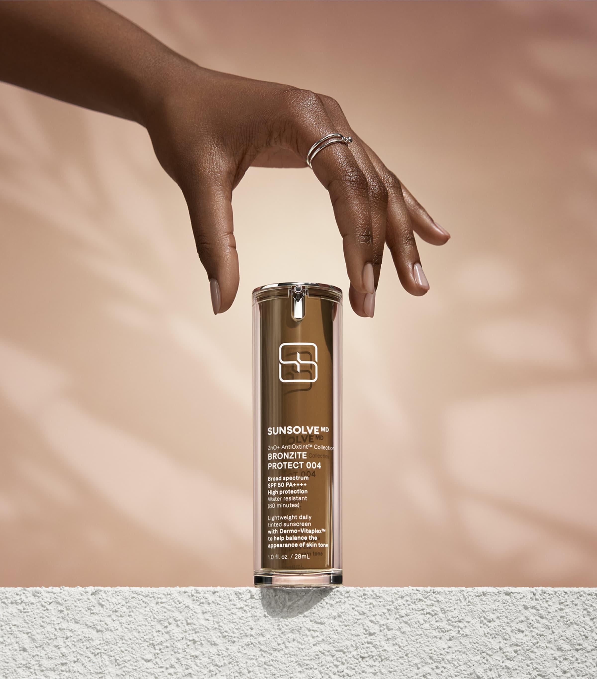 SunsolveMD Tinted Sun Cream SPF 50 (28ml) BRONZITE PROTECT Image 2