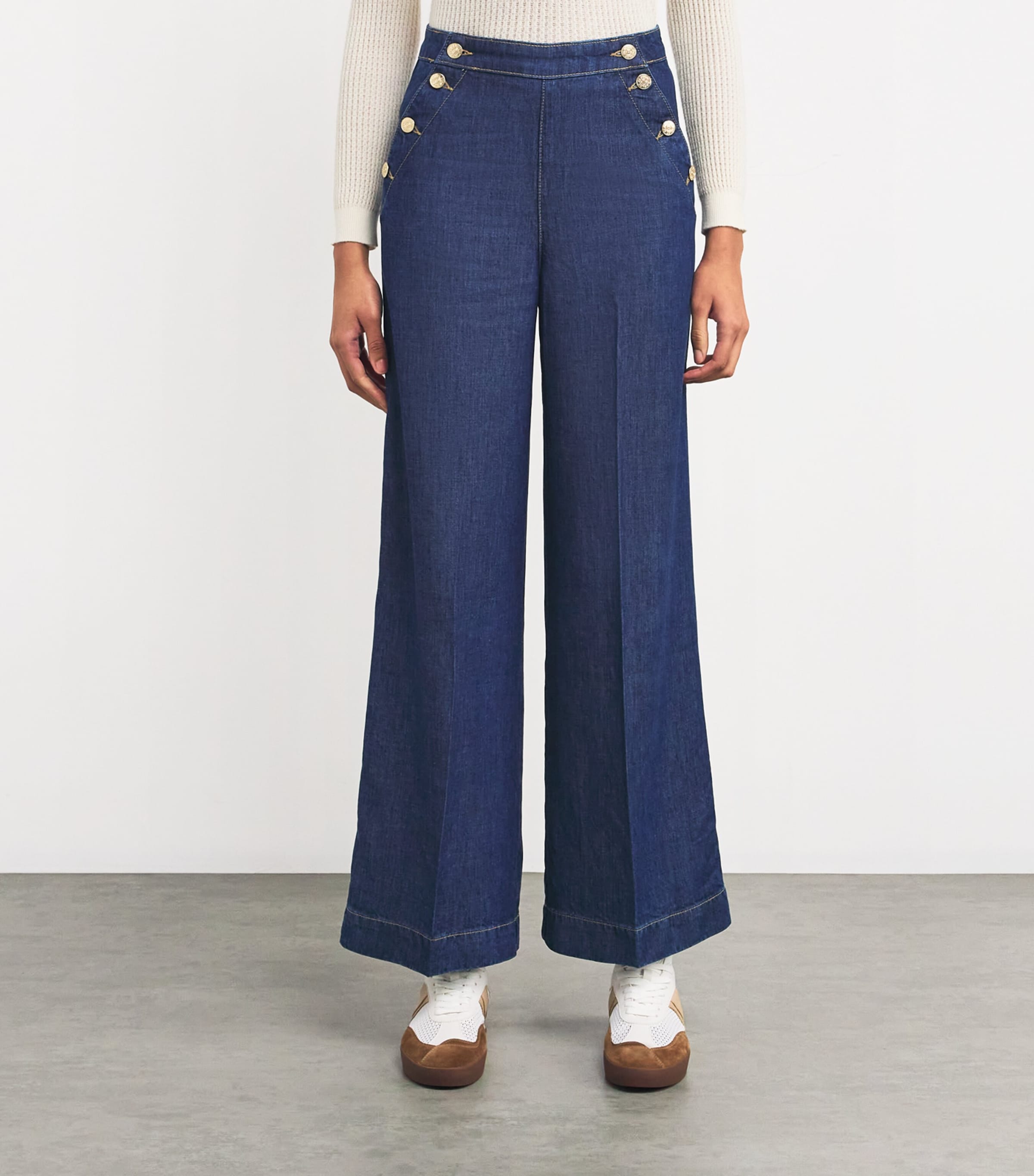 Wide-Leg Jeans INDIGO DENIM Image 3