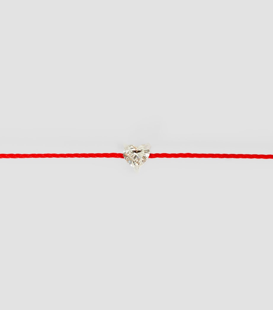 Redline White Gold and Diamond Bien Aimé Bracelet Red Image 2