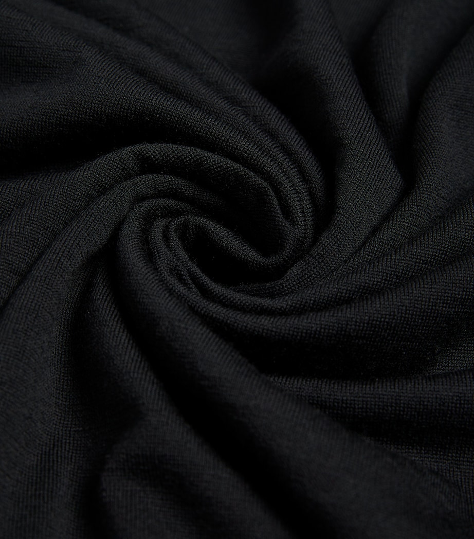 Merino Wool Harcourt Sweater BLACK Image 4