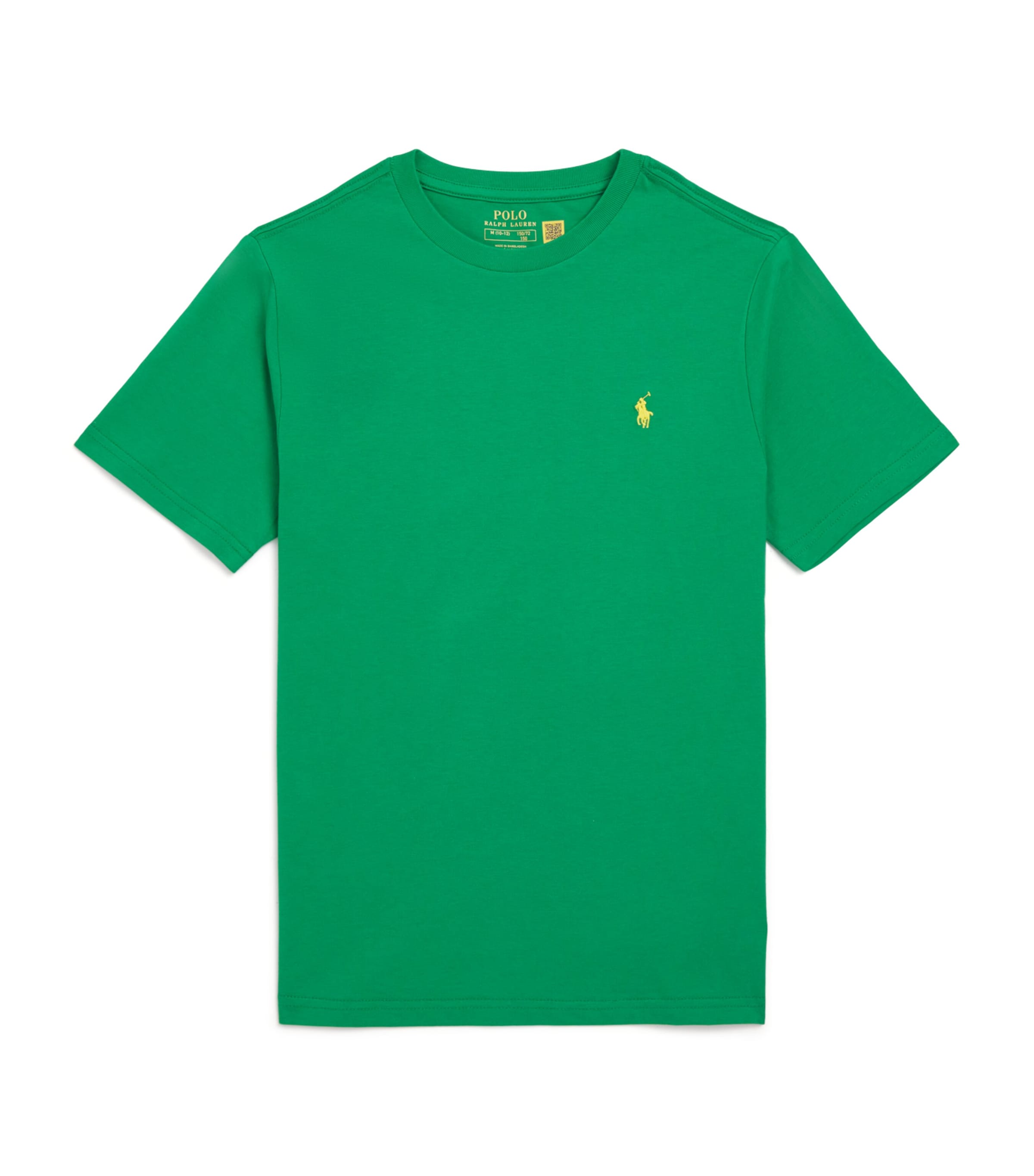 Ralph Lauren Kids' Logo Embroidered T-shirt In Green
