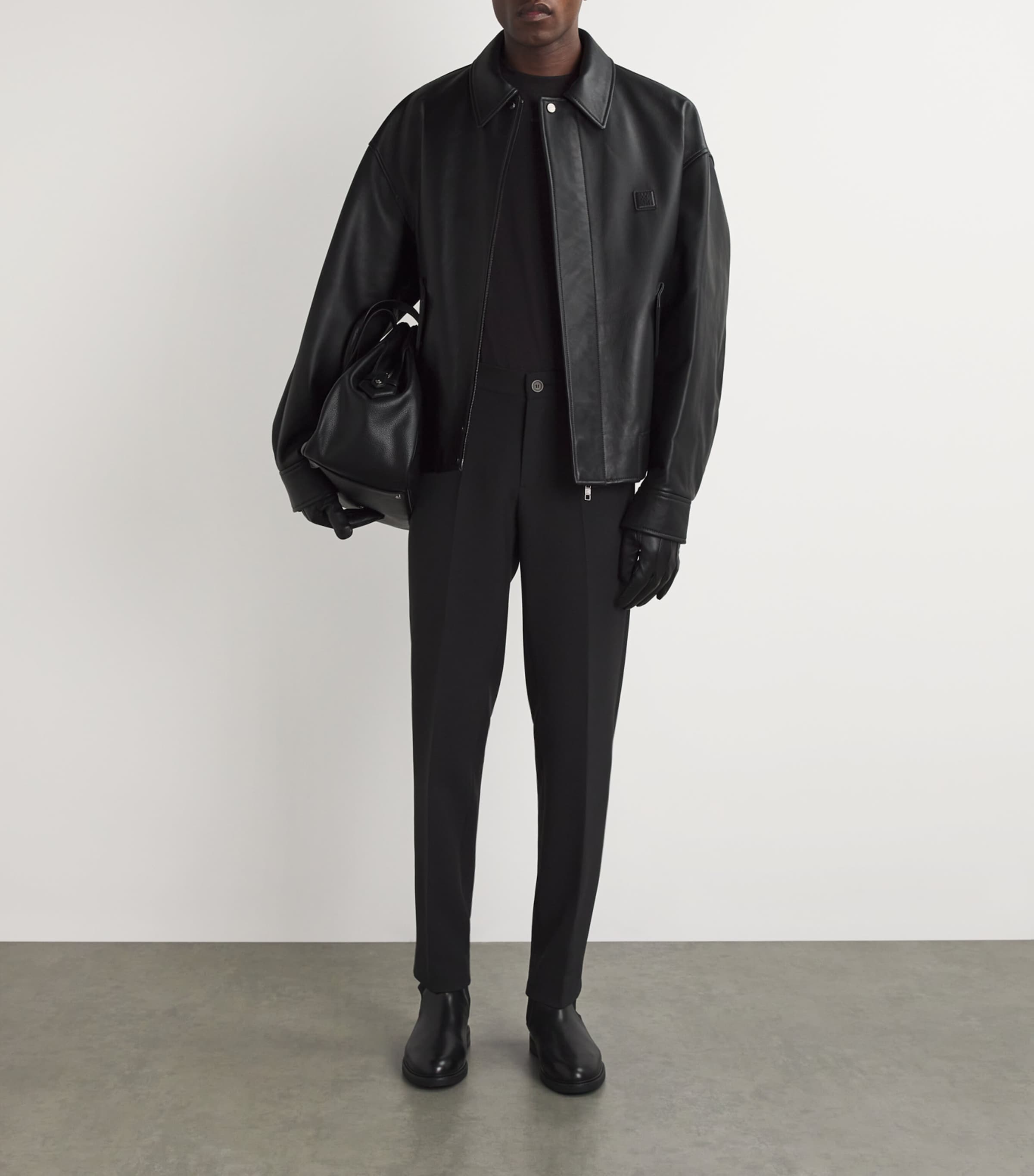 Cotton Logo T-Shirt BLACK Image 2