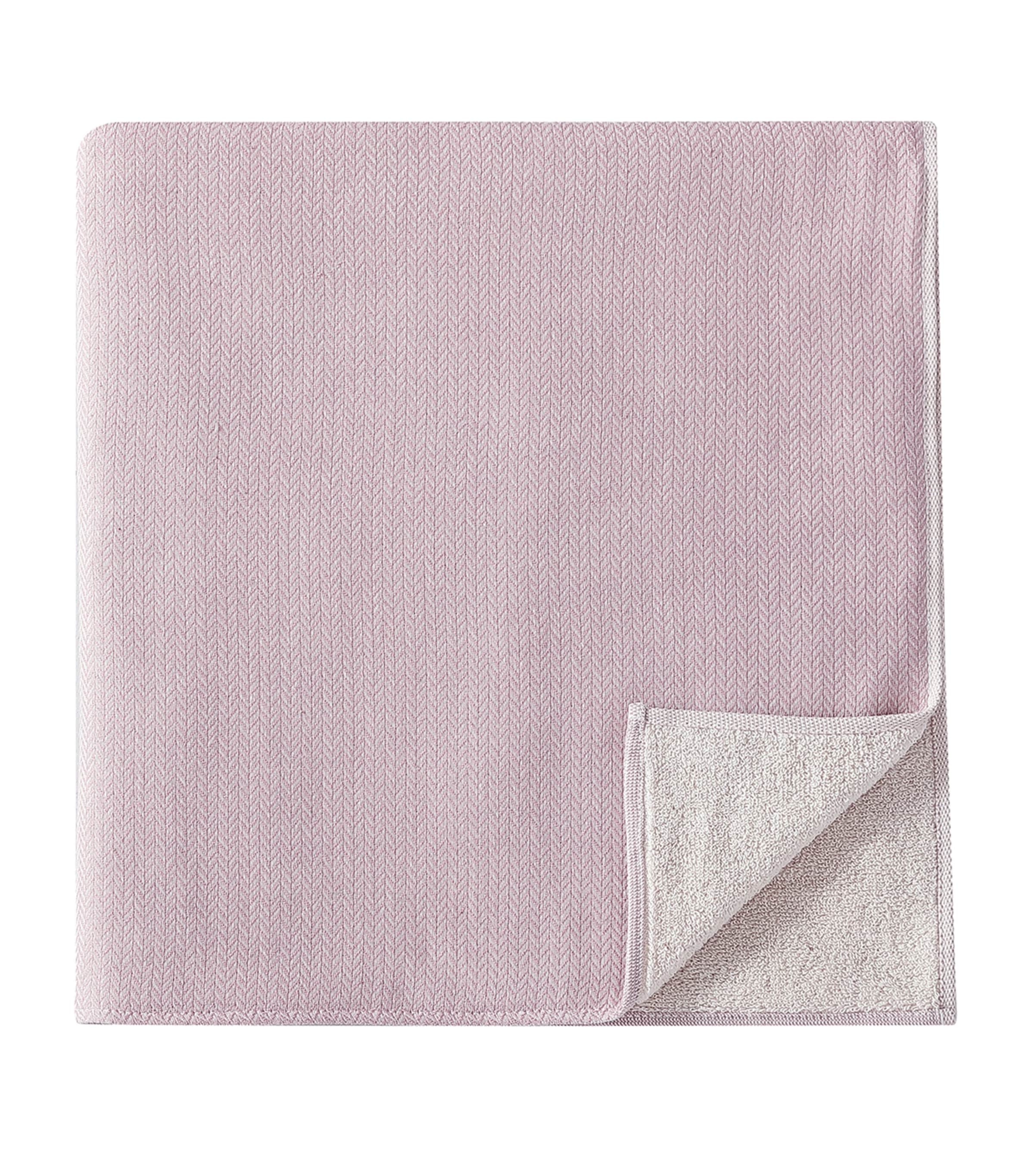 Organic Cotton Bath Towel (70cm x 140cm) PINK Image 2