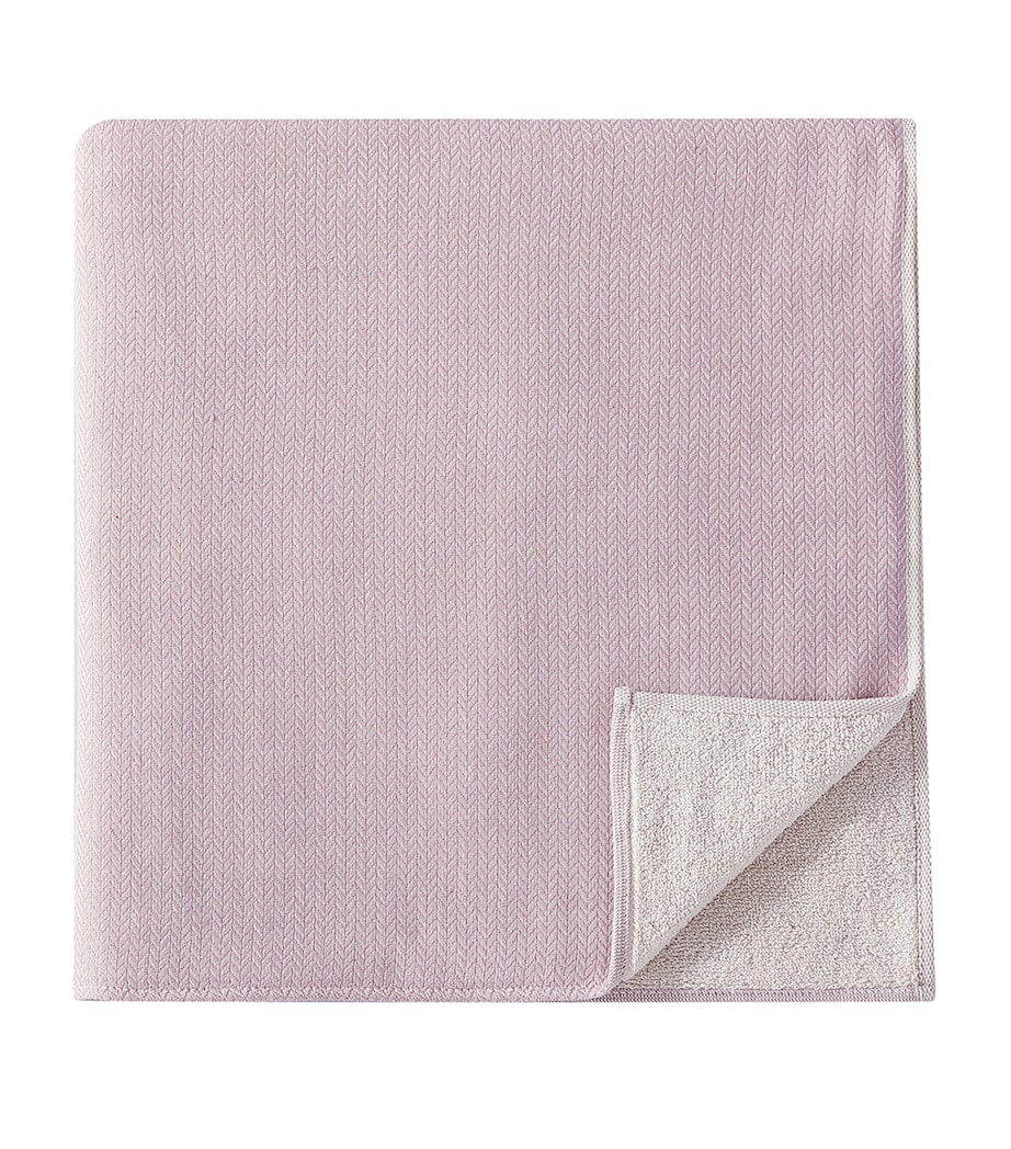 Organic Cotton Bath Towel (70cm x 140cm) PINK Image 2