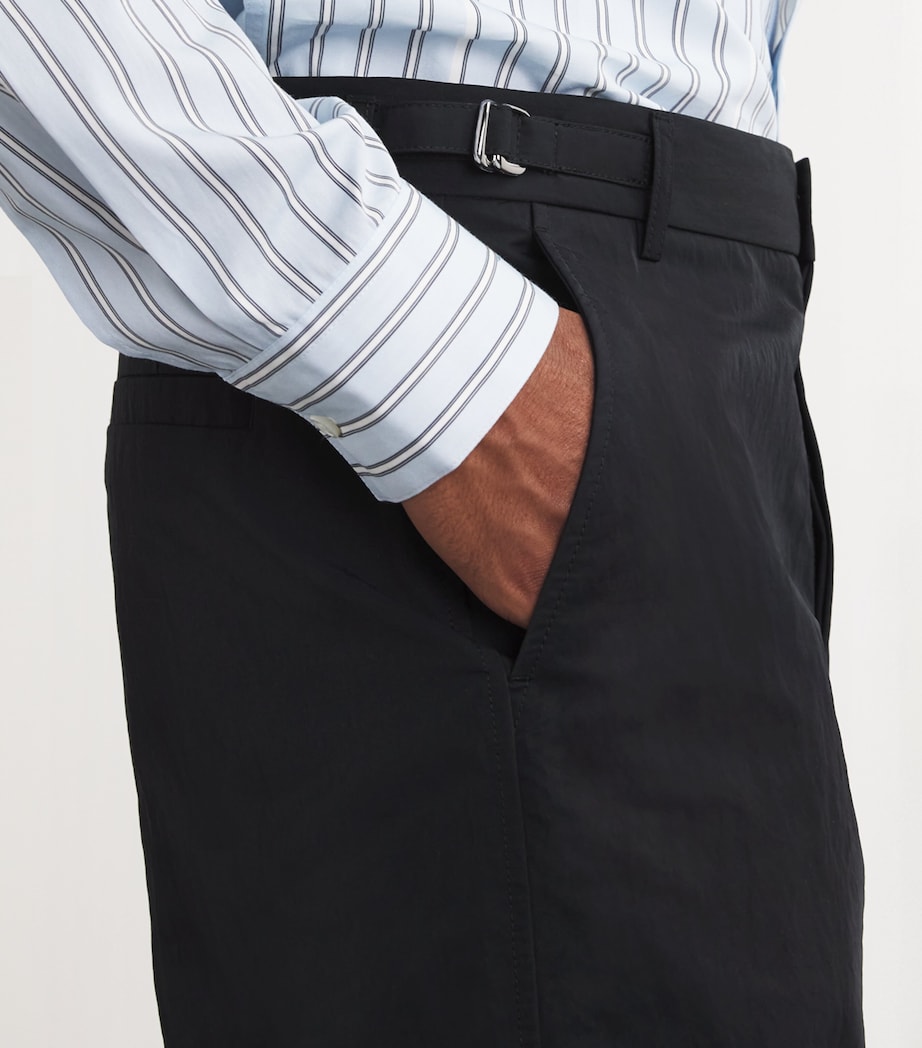 Jacquemus Mens Twill Workwear Trousers Black Image 6