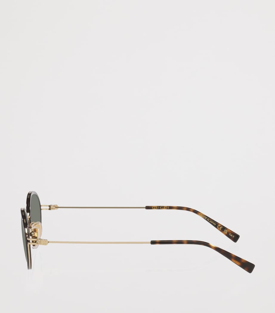 Gucci Oval Sunglasses Grey Image 3
