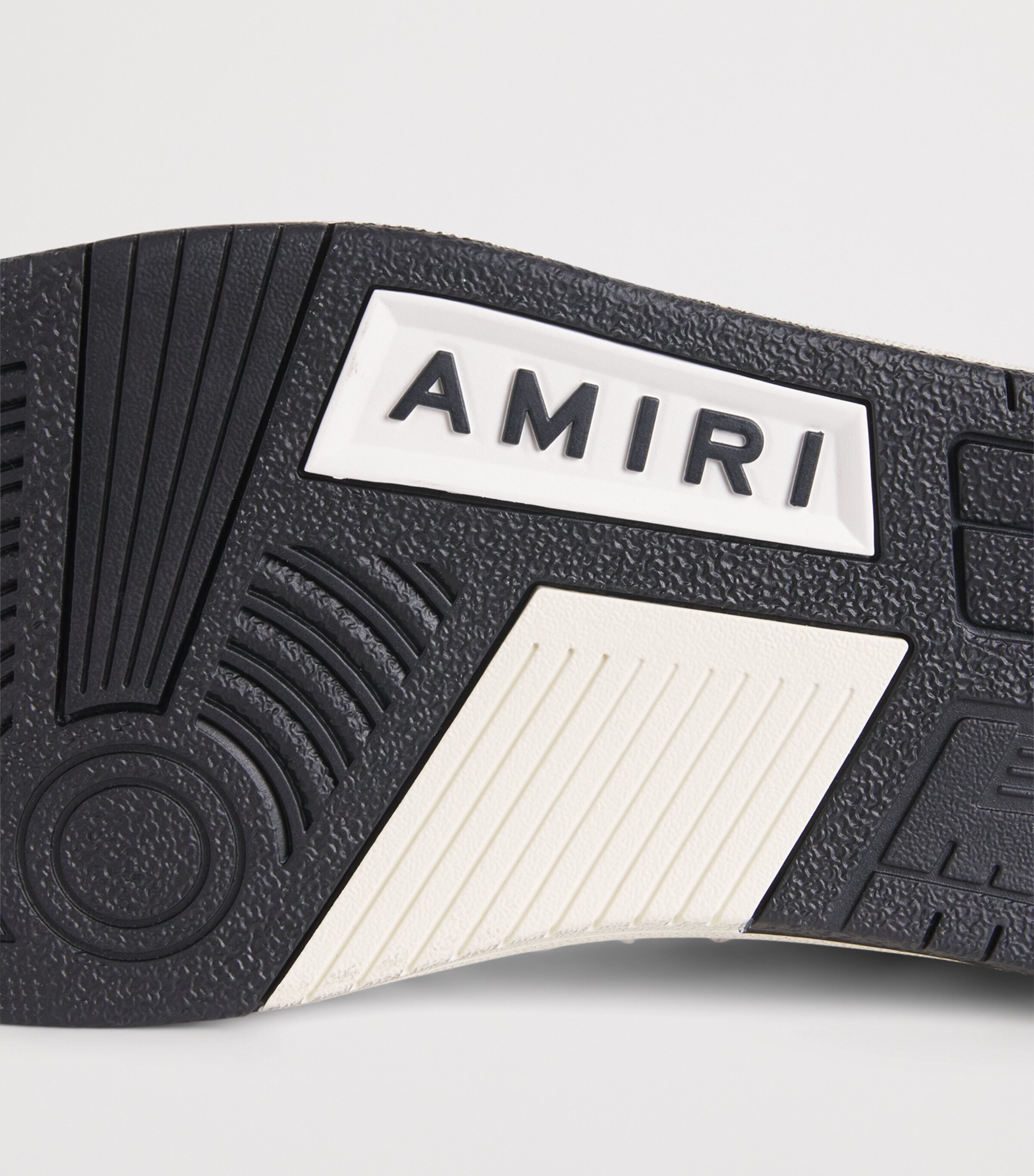 AMIRI Leather Newport Sneakers Ivory Image 7