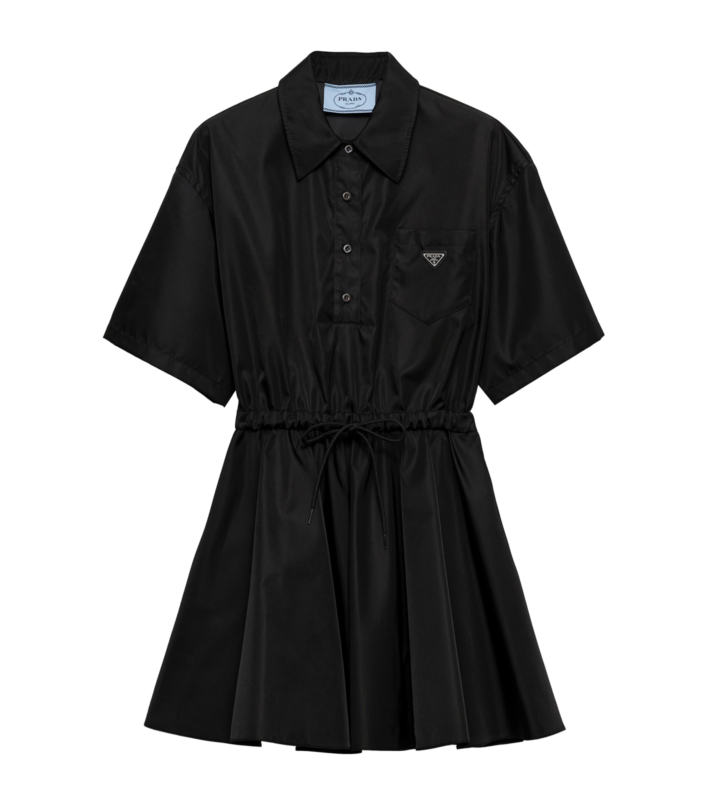 ワンピースその他 PRADA Black Re-Nylon mini dress Prada Re-Nylon Mini Dress | Harrods UK