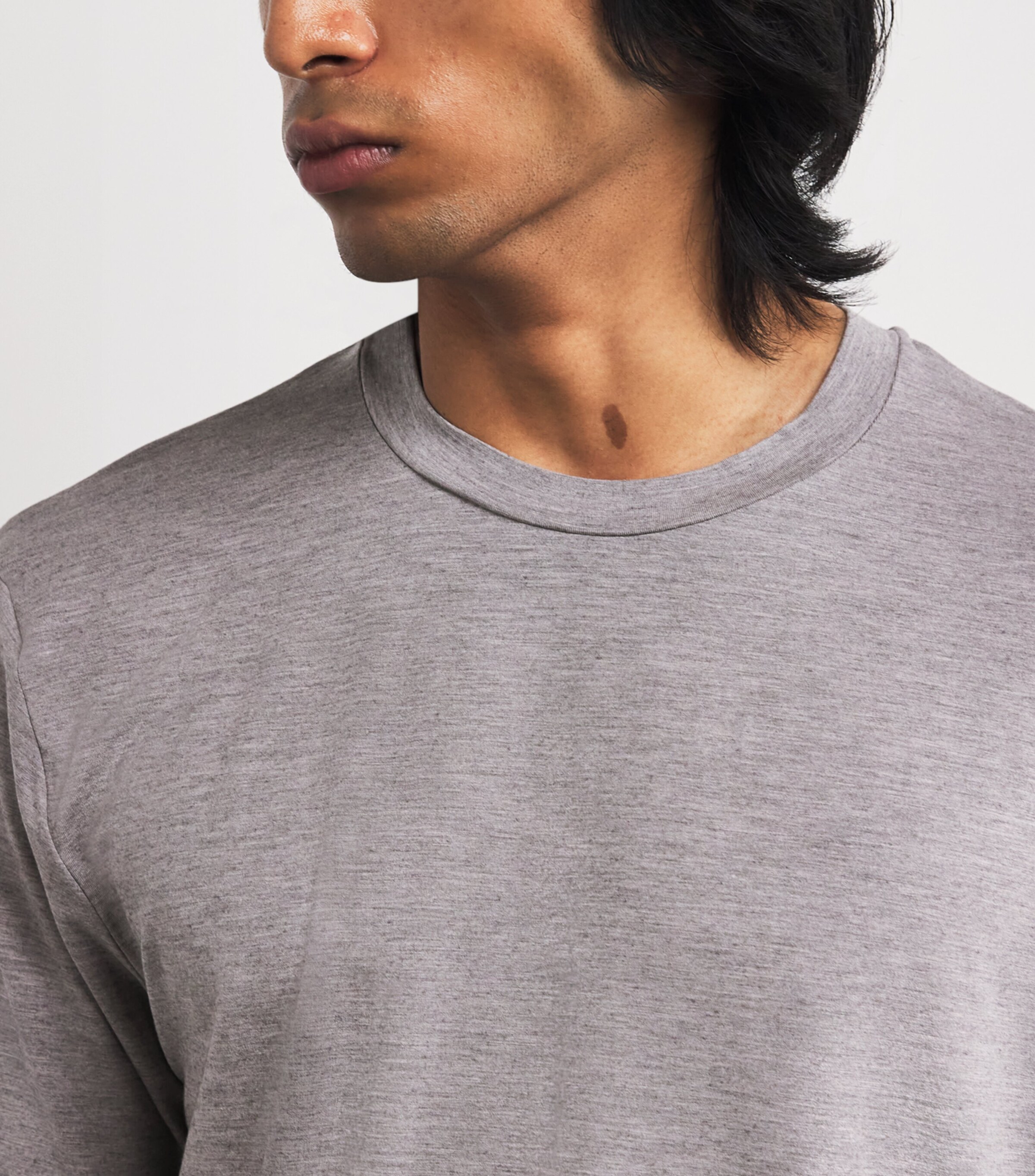 Zimmerli Mens Cosy Comfort Pyjama Set Grey Melange Image 6