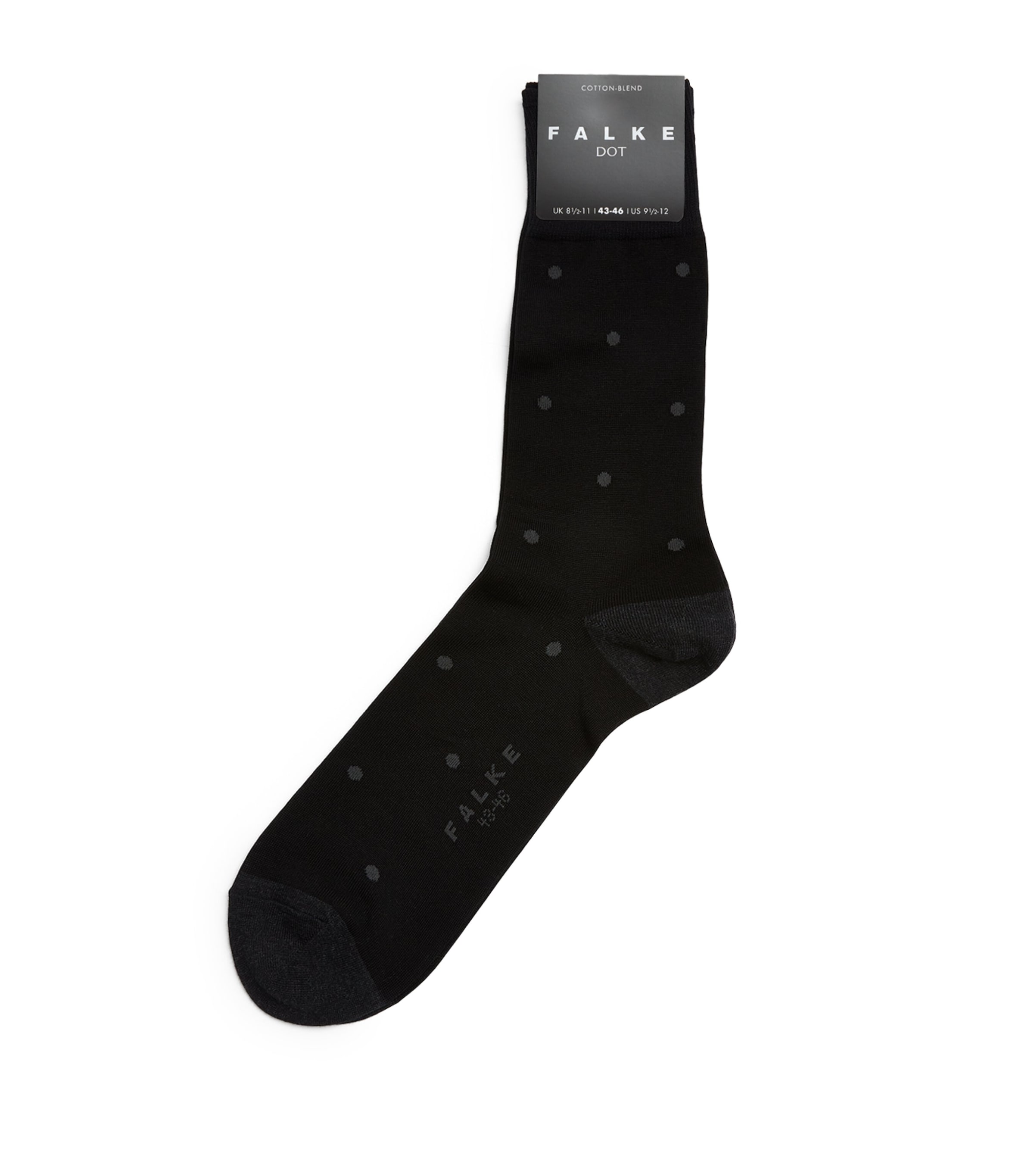 Falke Cotton-blend Dot Socks In Grey